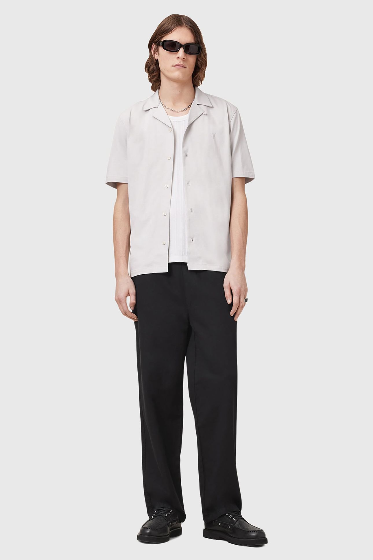 HUDSON SS SHIRT CLOUDY GREY 5