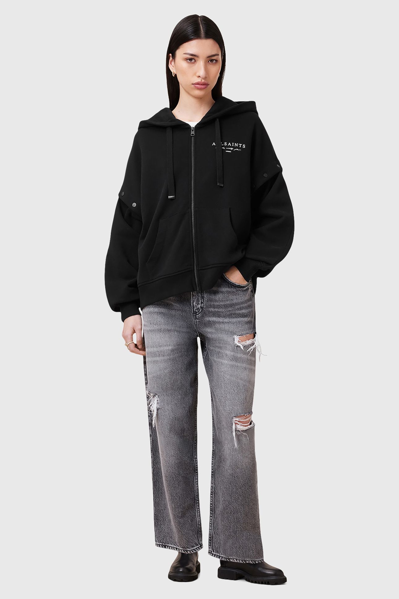 AROMA AMPHIA HOODY BLACK 3