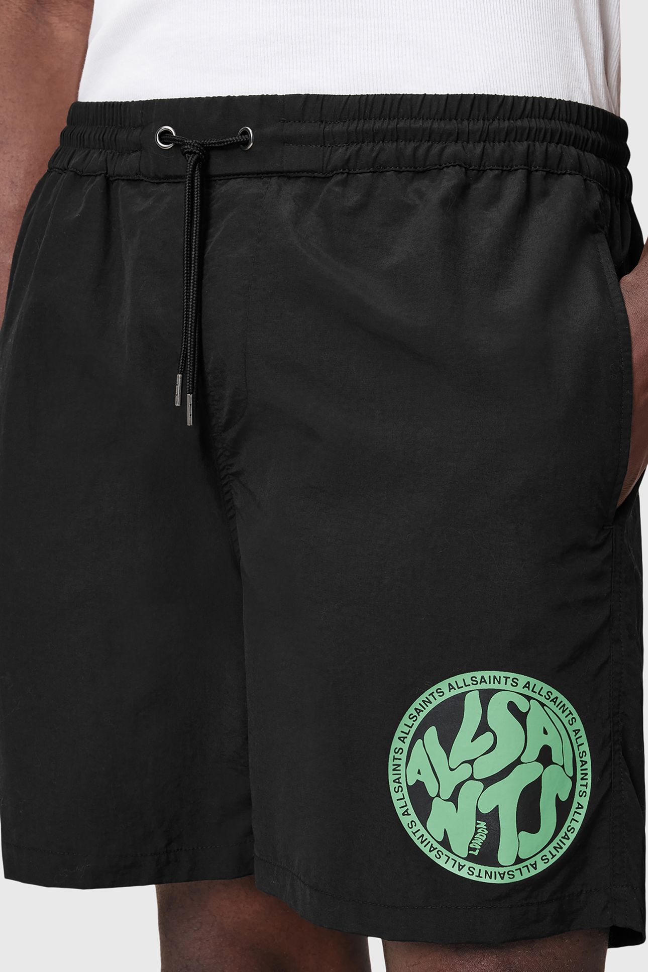 DISTORTION SWIMSHORT JET BLACK 9