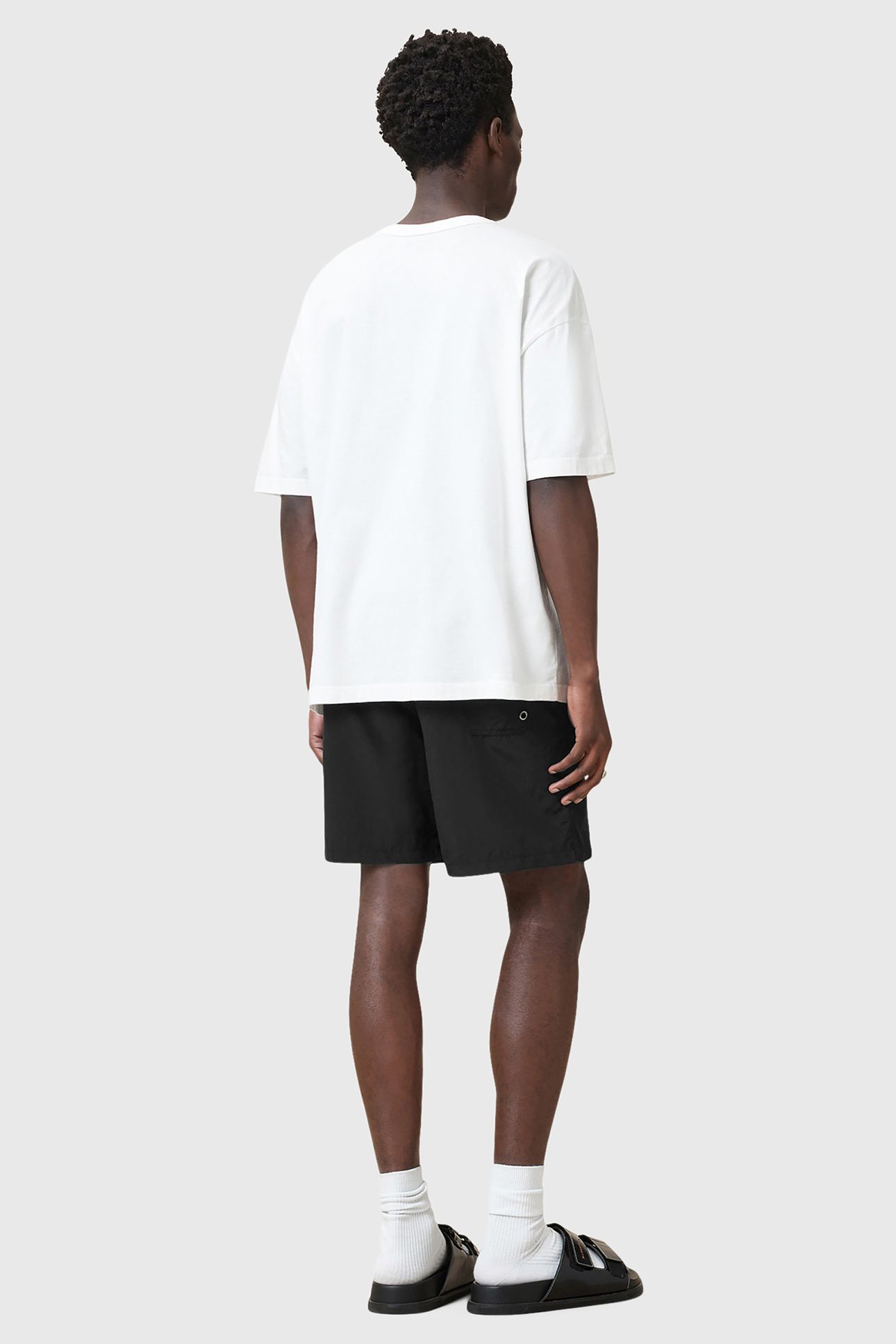 DISTORTION SWIMSHORT JET BLACK 4