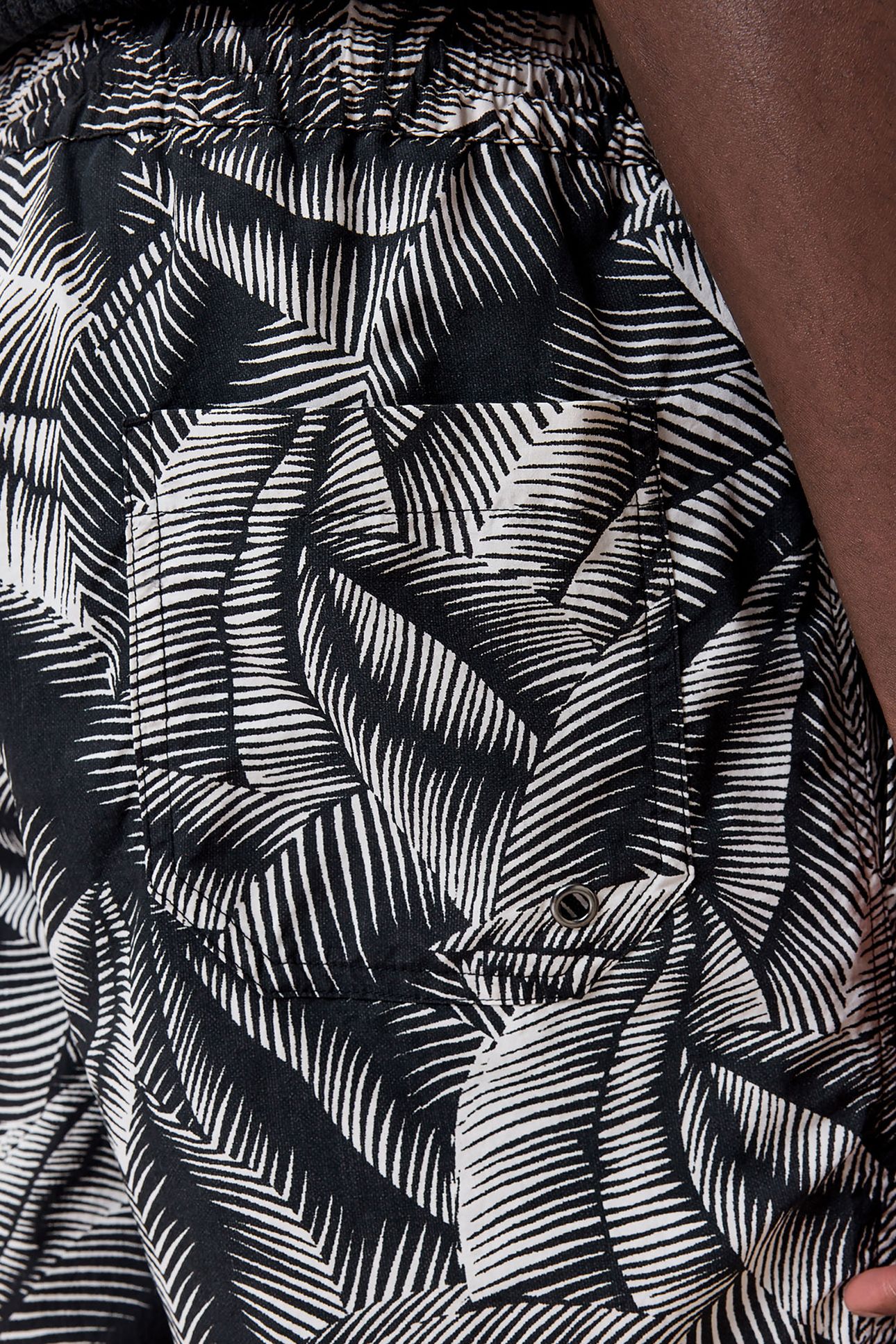 MARSEILLE SWIMSHORT JET BLACK/OPT WHT 8