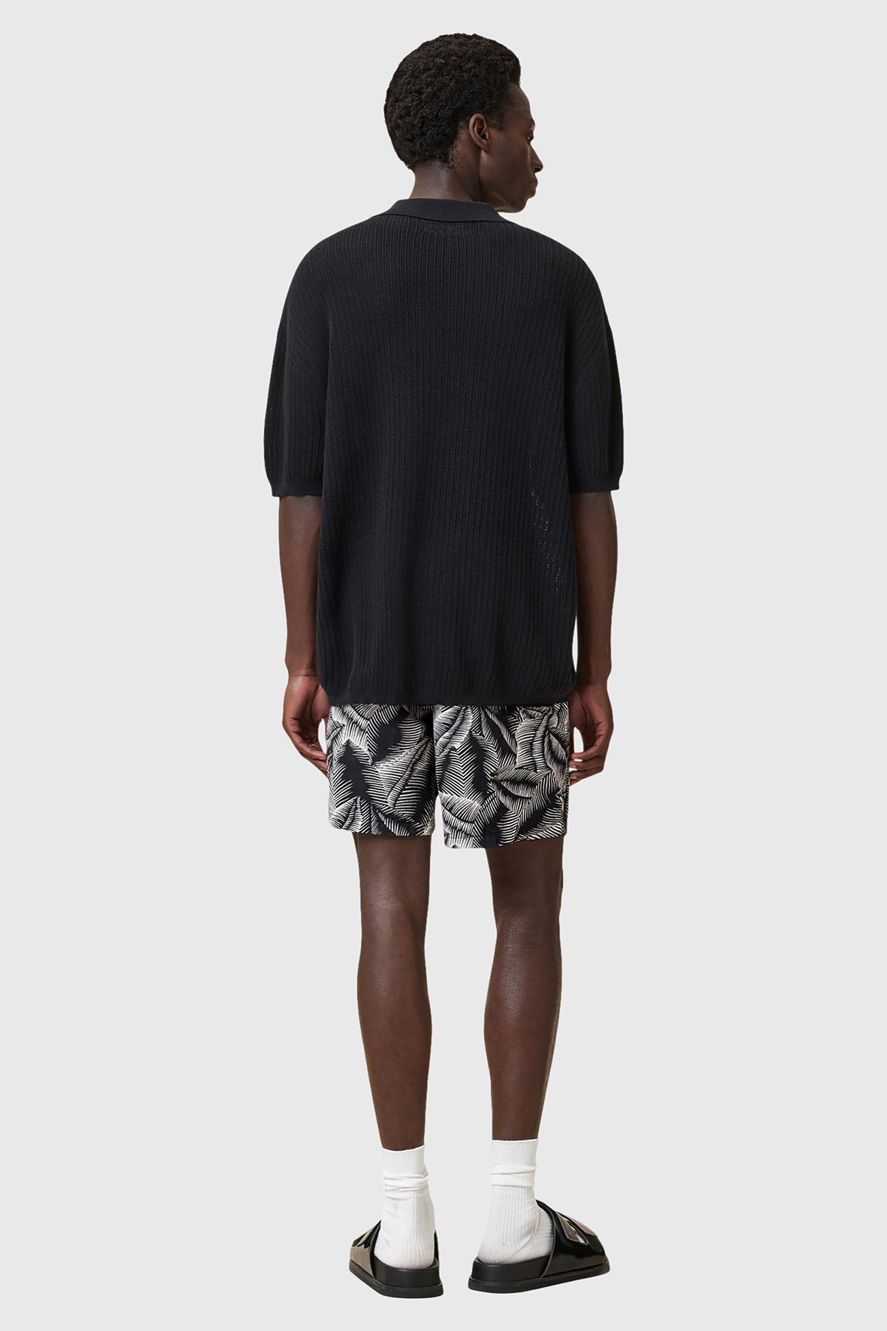 MARSEILLE SWIMSHORT JET BLACK/OPT WHT 3