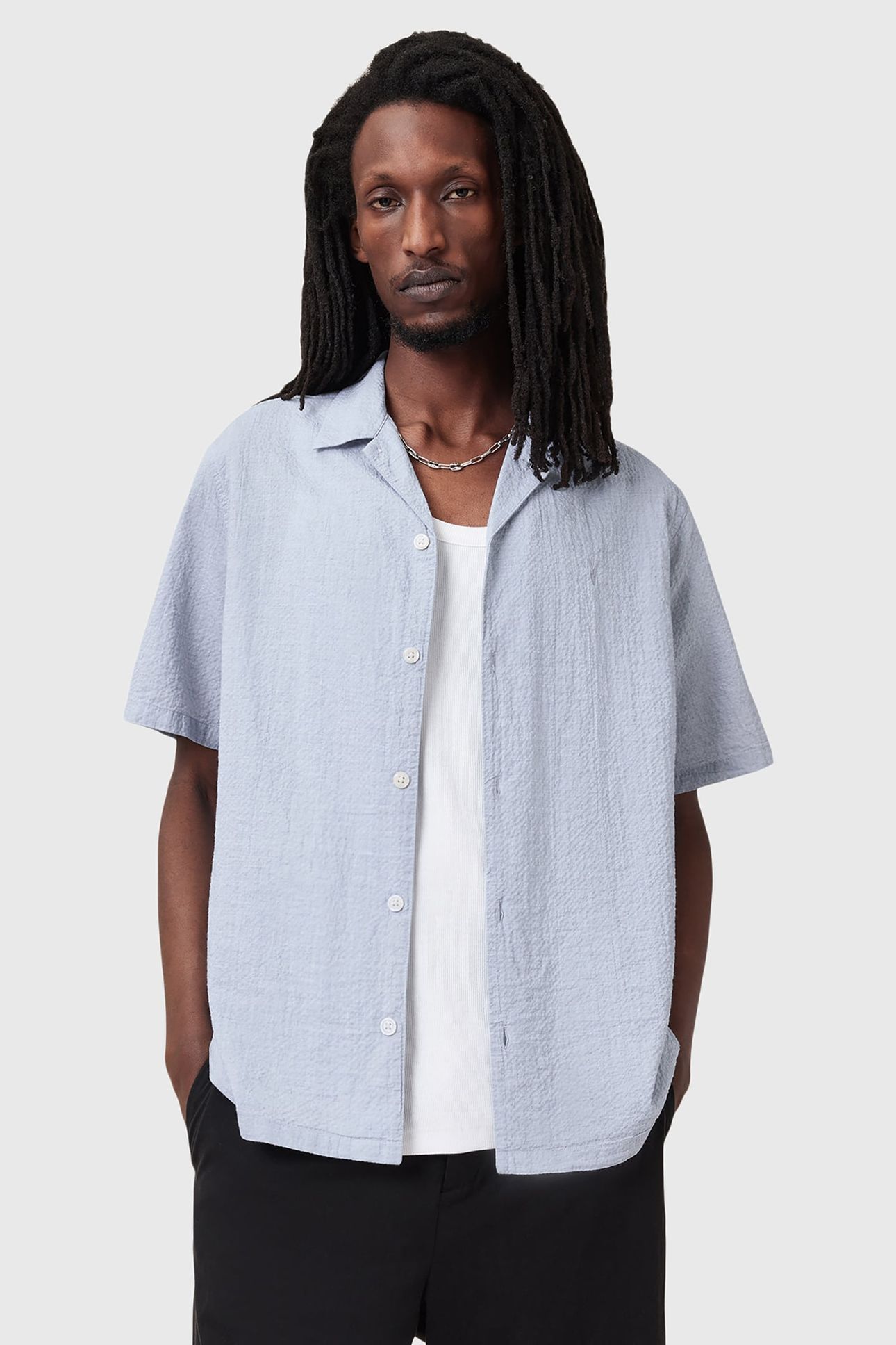 VALMER SS SHIRT BLUEBERRY BLUE 6