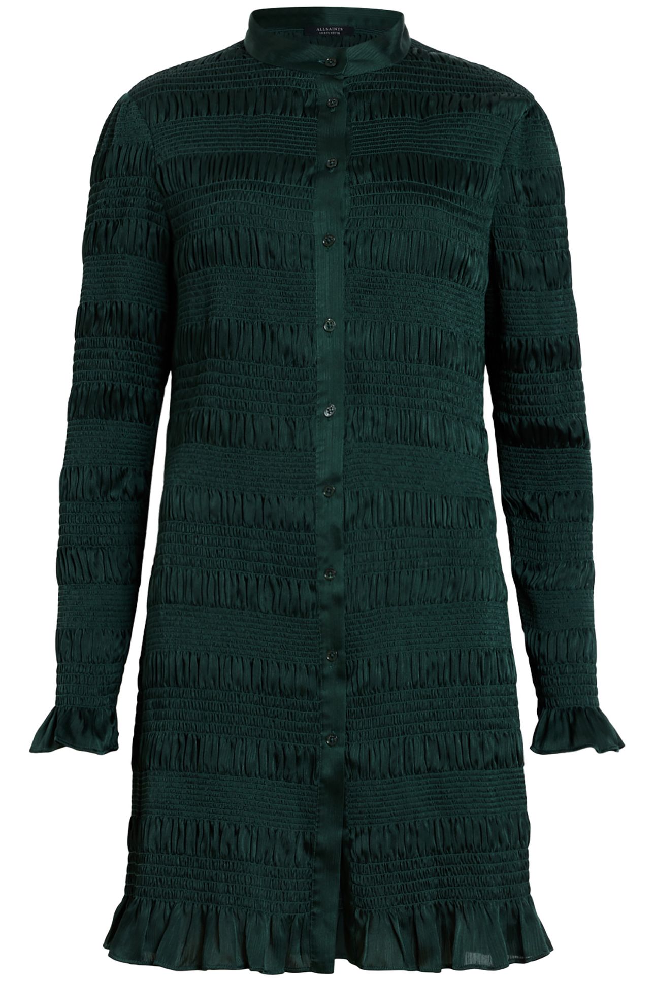 MEG MINI DRESS DARK FOREST GREEN 4