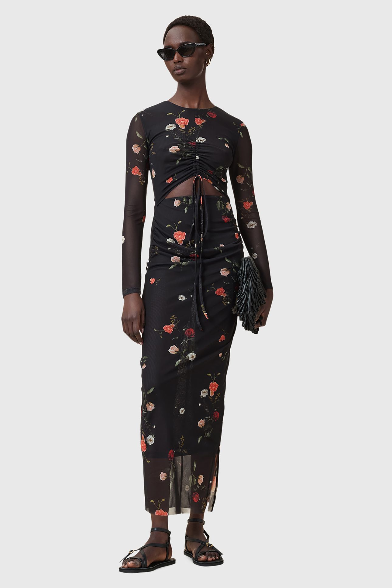 KATHY MESH DRESS BRIAR BLACK 4
