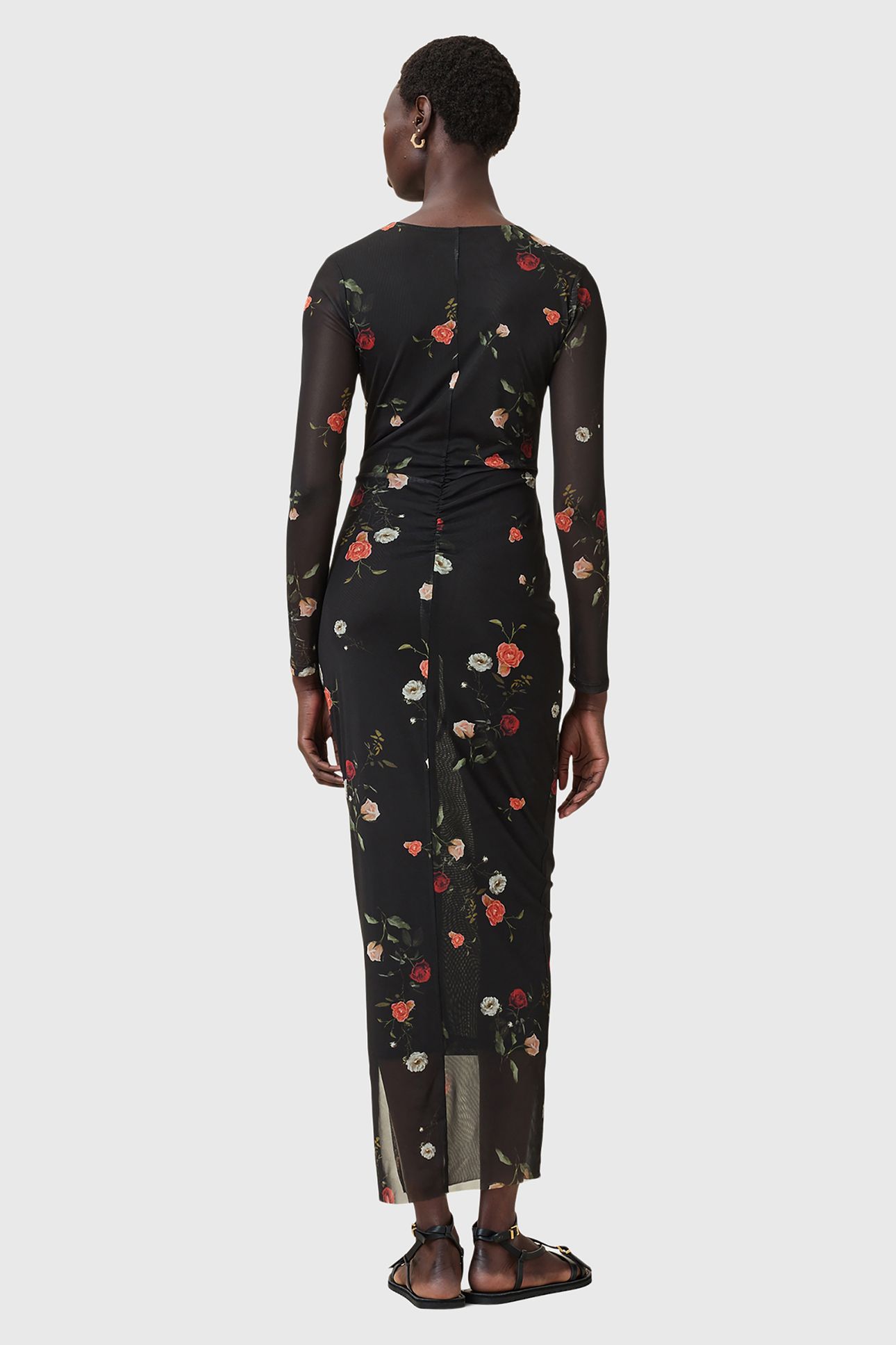 KATHY MESH DRESS BRIAR BLACK 2