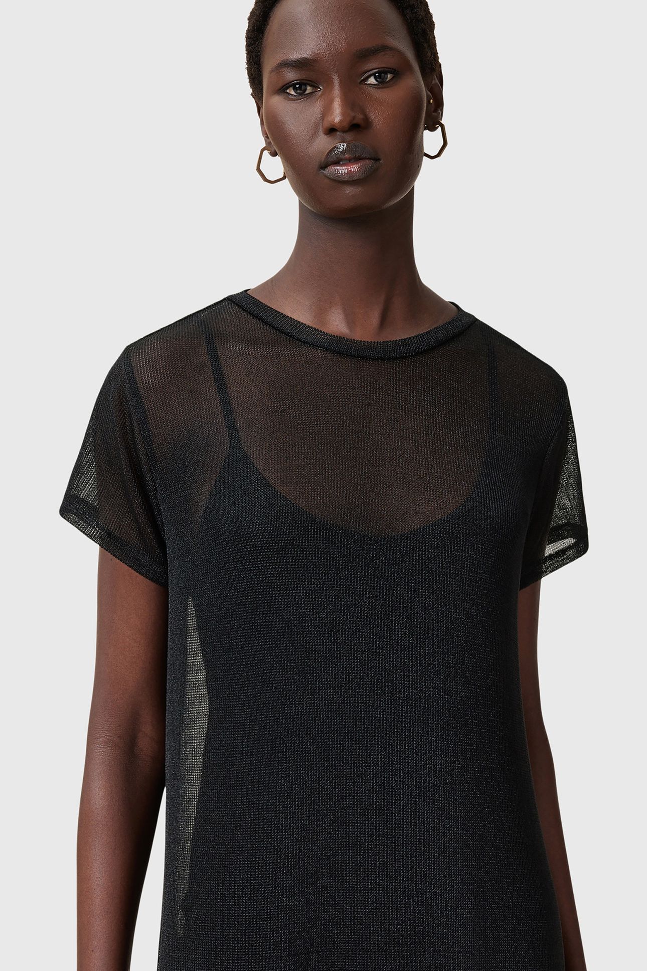 THEA SPARKLE DRESS BLACK 7