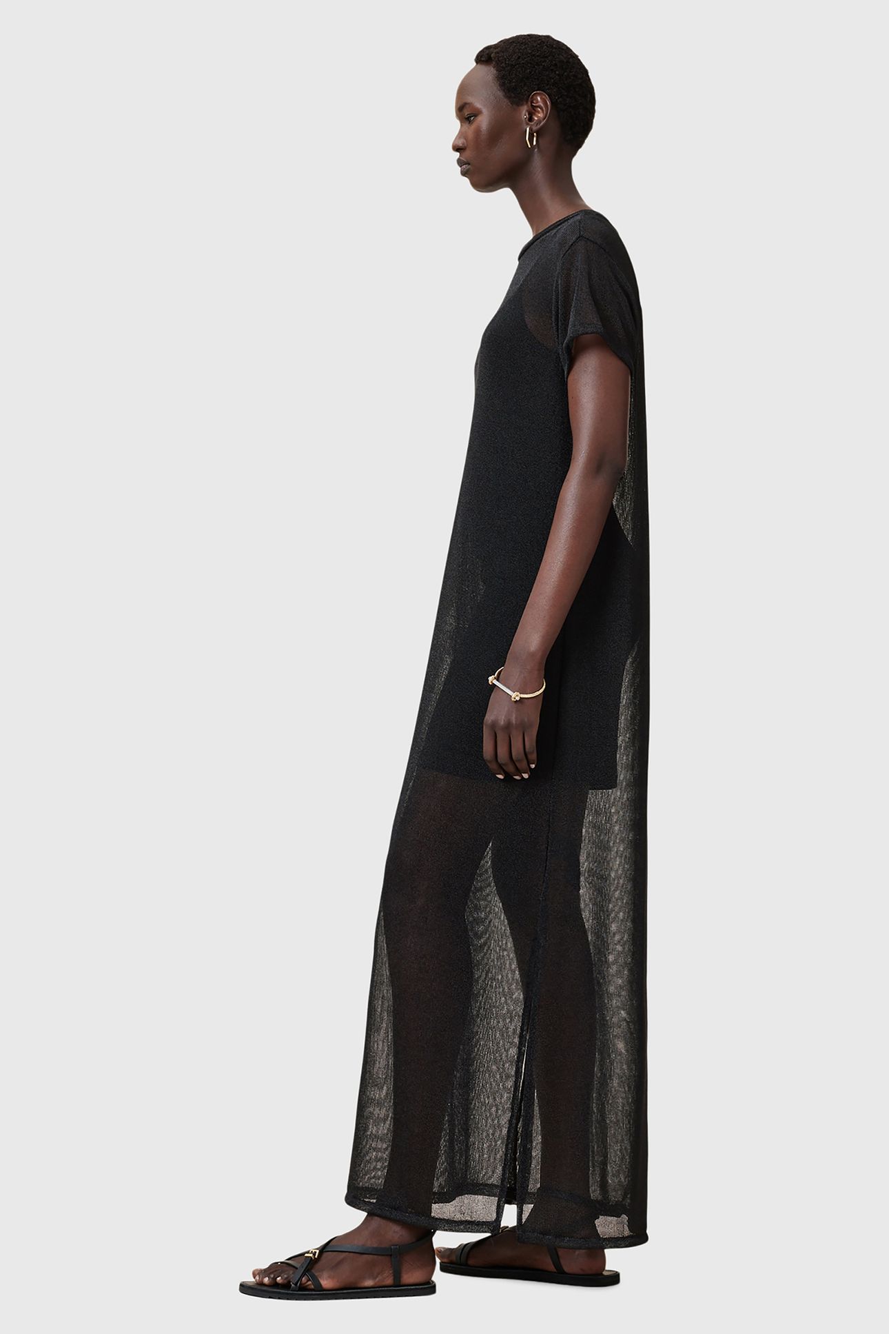 THEA SPARKLE DRESS BLACK 5