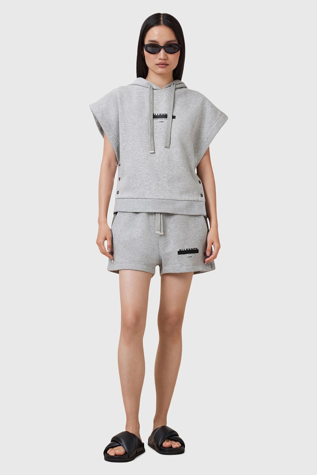 SORRI SWEATSHORT GREY MARL 6
