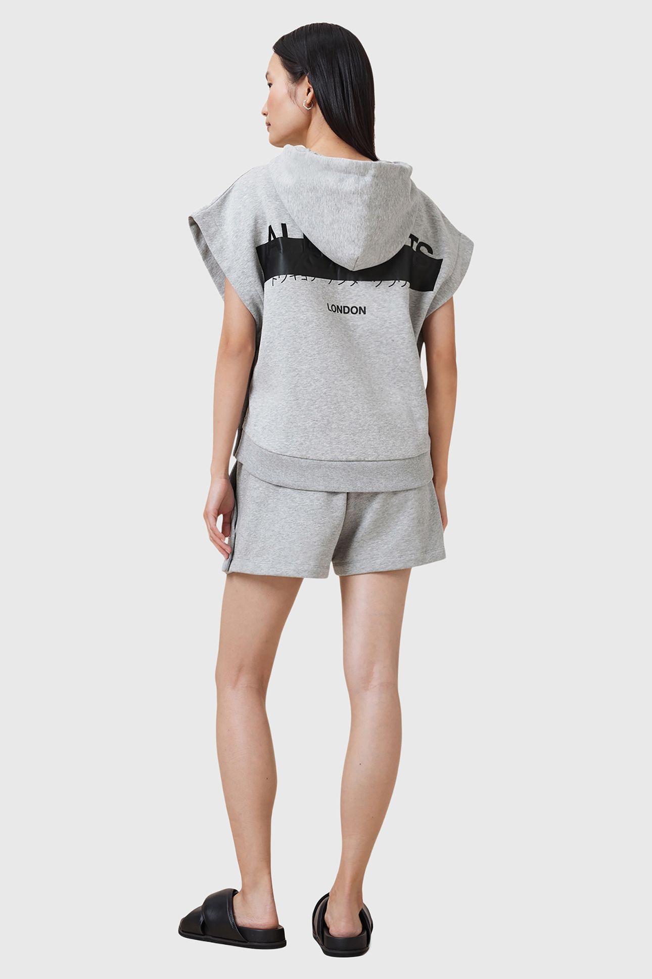 SORRI SWEATSHORT GREY MARL 4