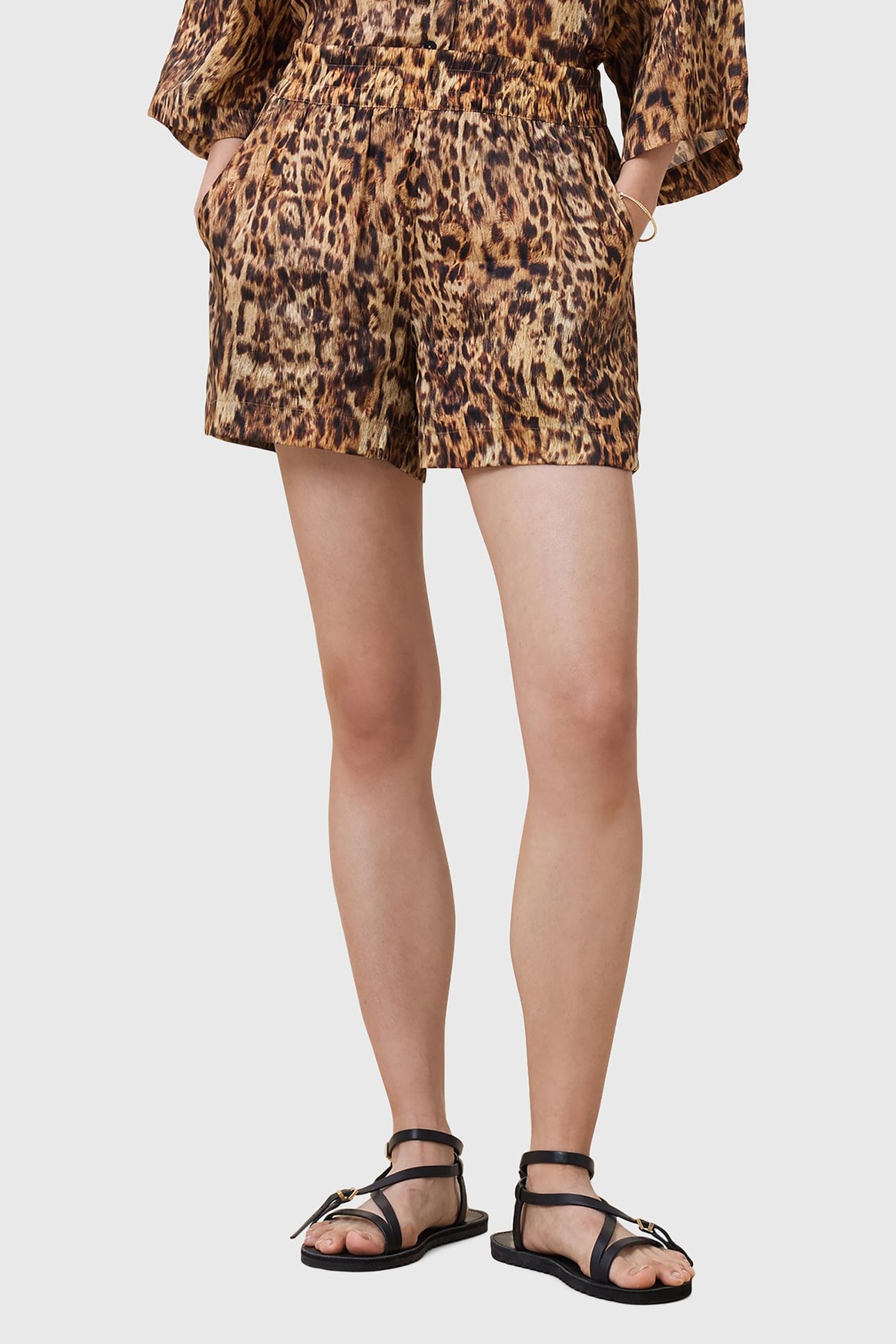 CHARLI SHORT EVIA GOLDEN BROWN 1
