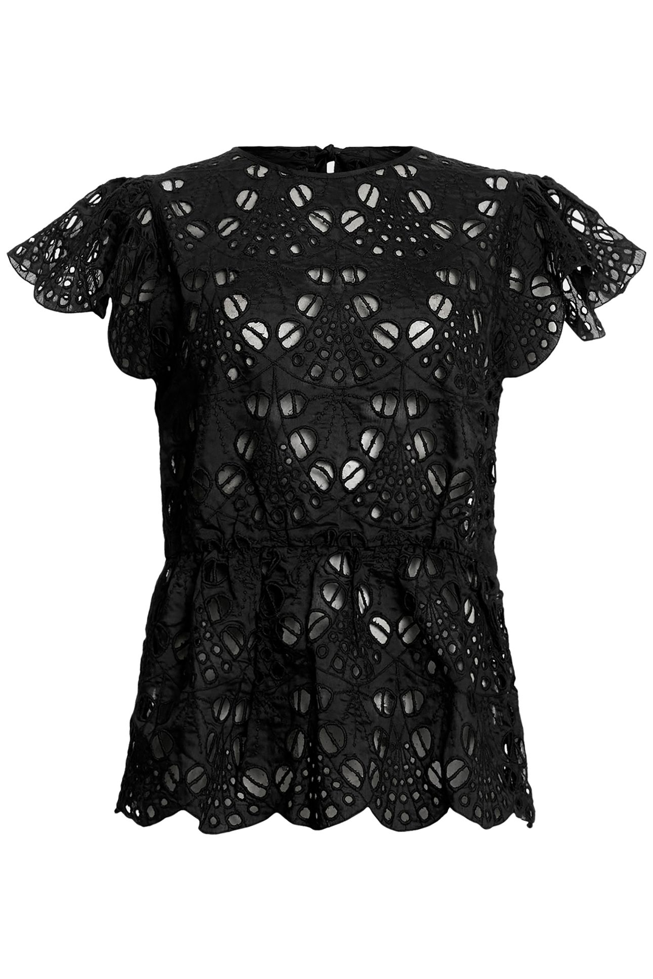 MEADOW EMB TOP BLACK 4