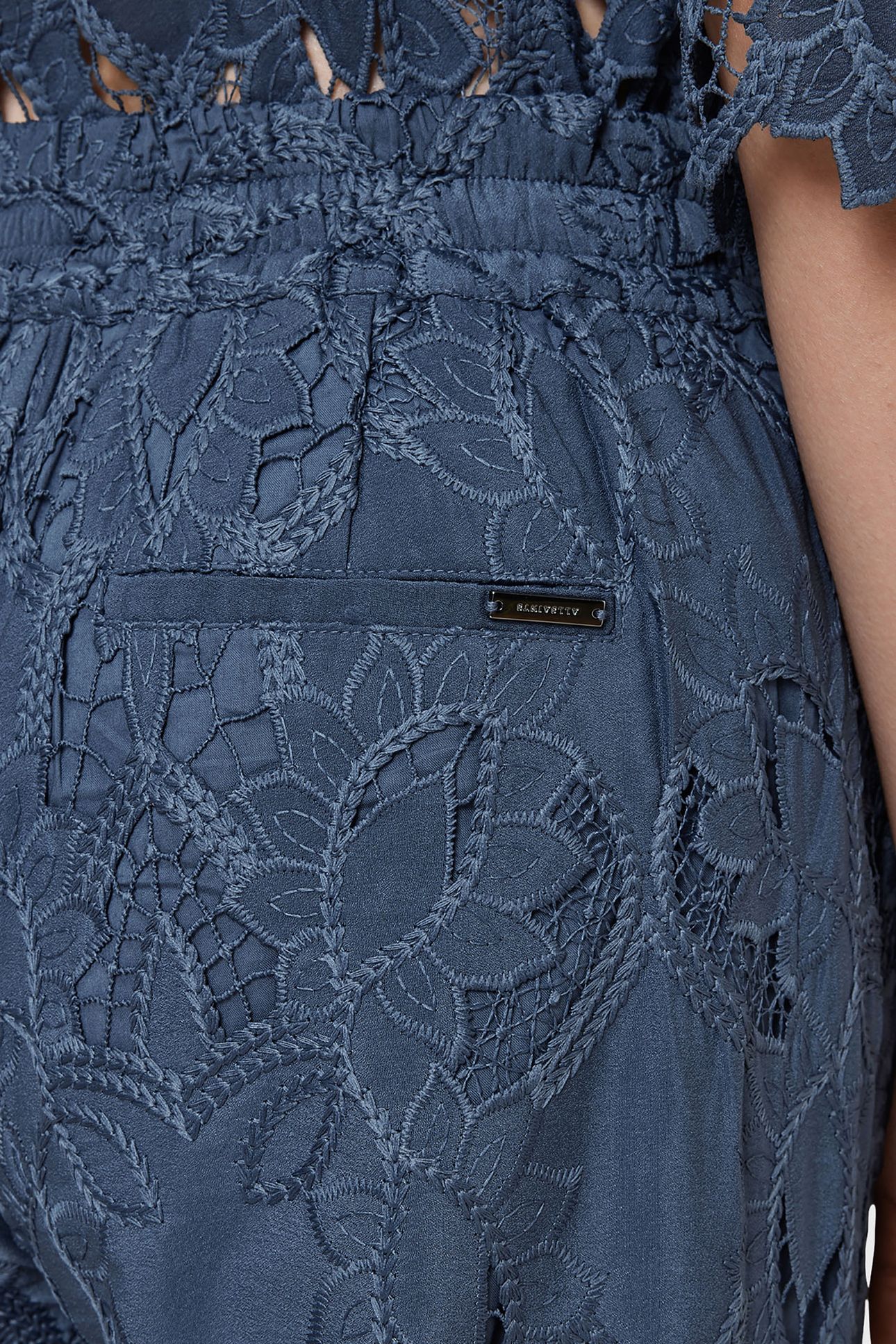 CHARLI EMB TROUSER DUSTY BLUE 8