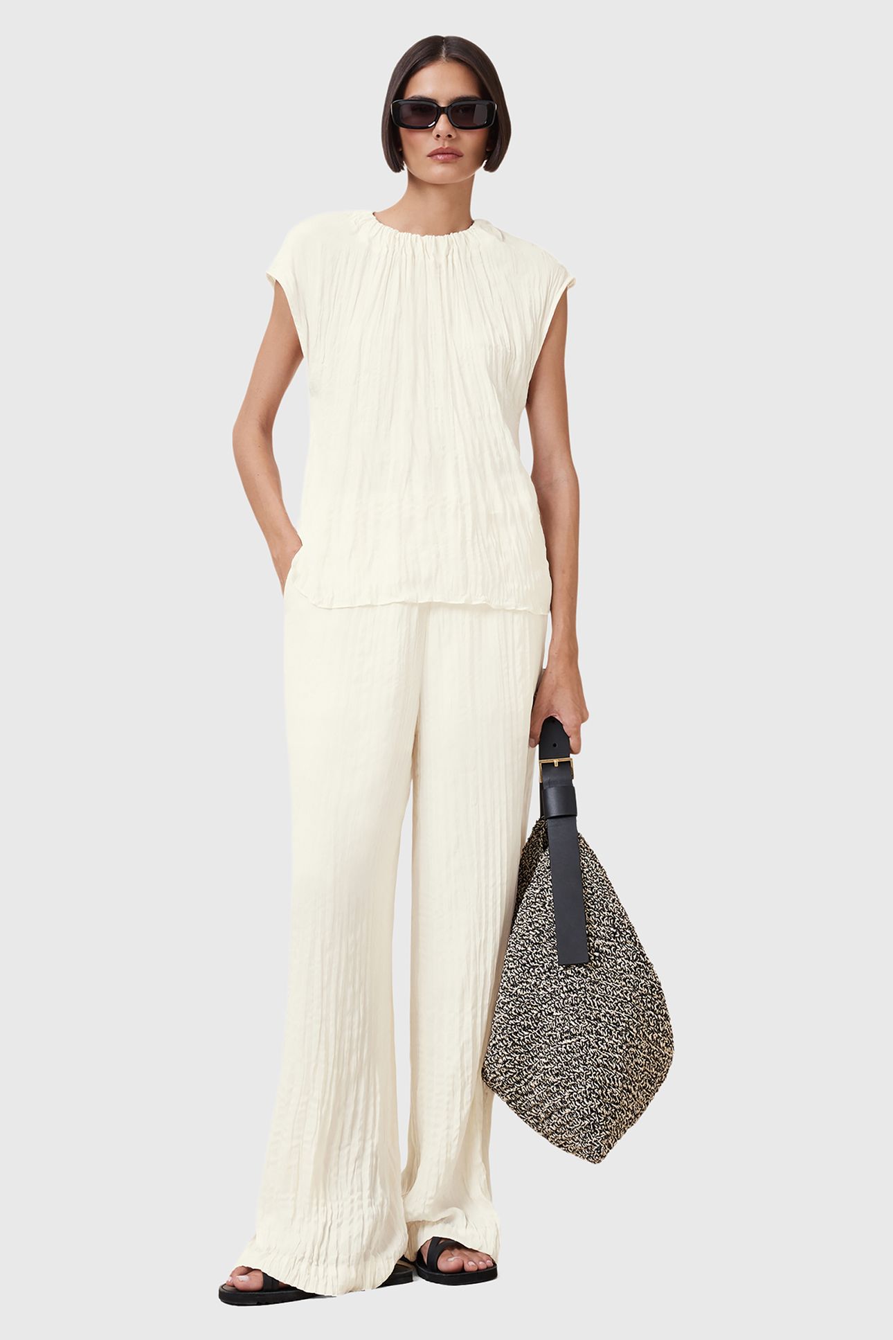 TRISHA CRINKLE TOP GARDENIA CREAM 5