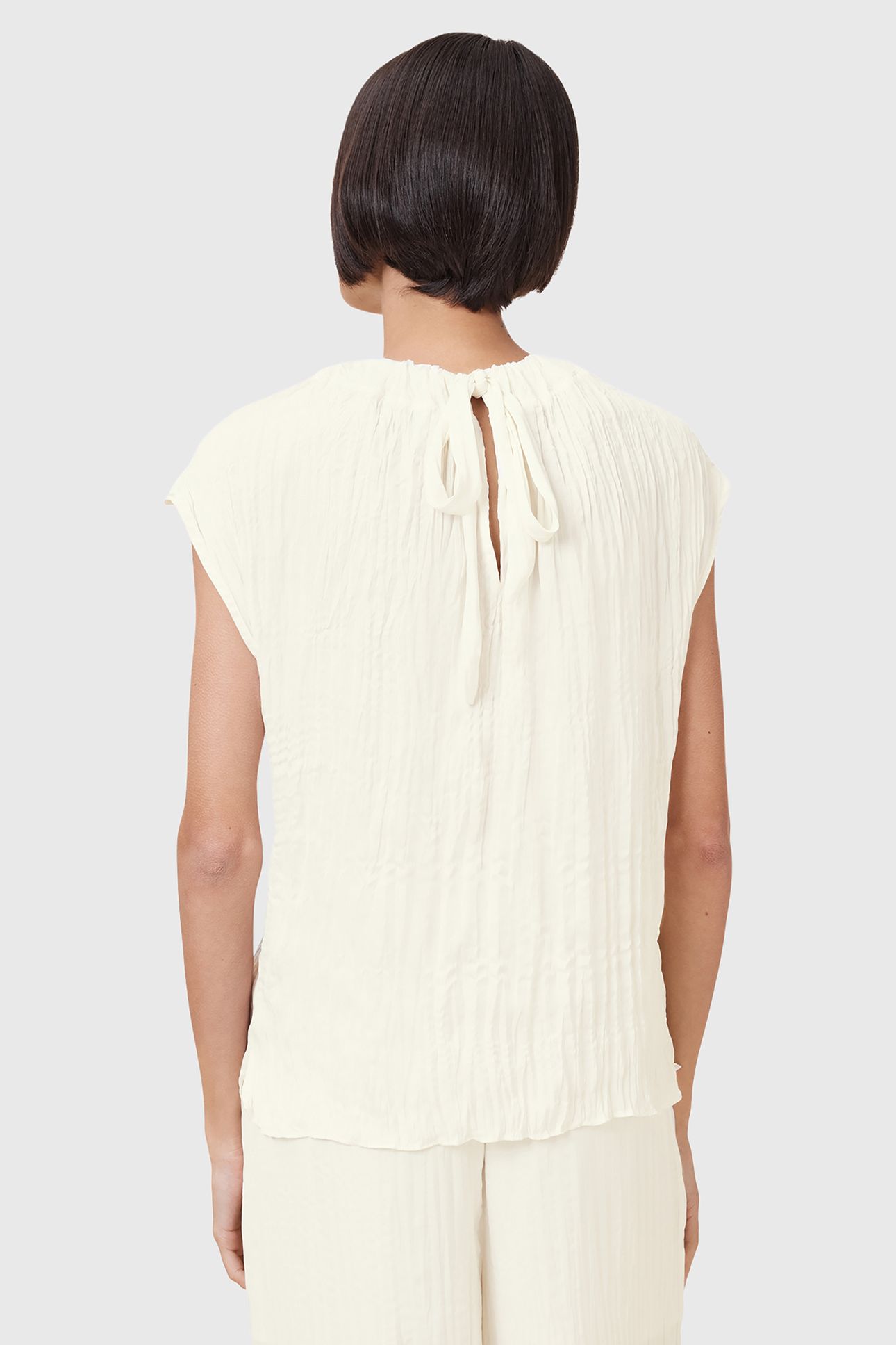 TRISHA CRINKLE TOP GARDENIA CREAM 2