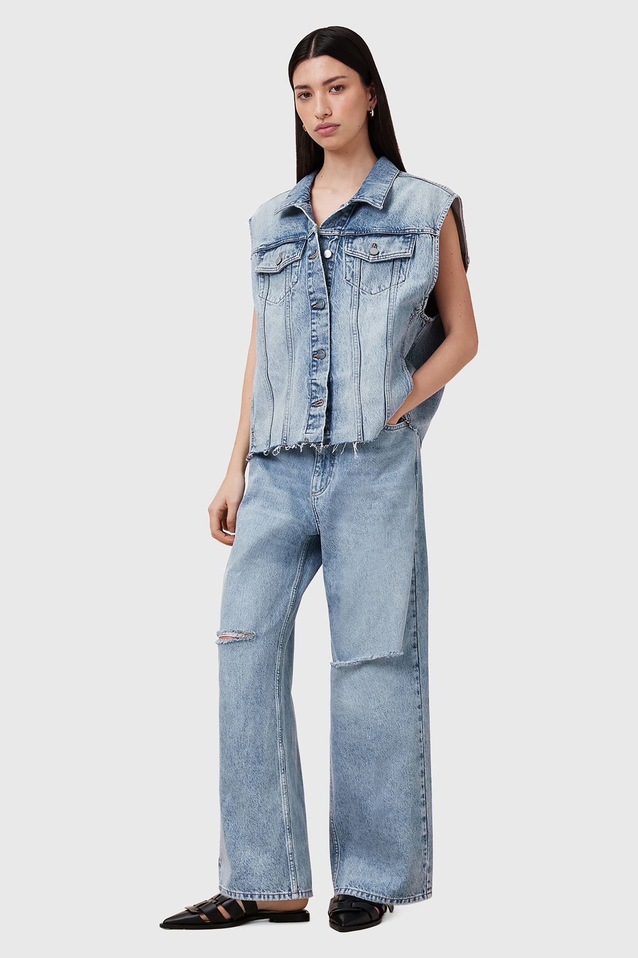 LAURA EMB SL JACKET LIGHT INDIGO 3