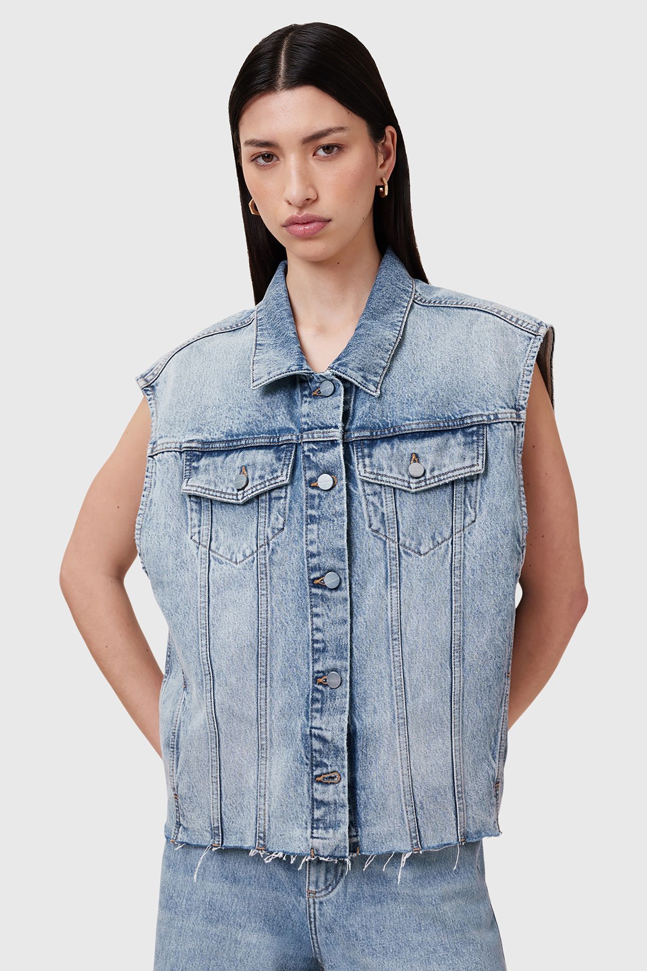 LAURA EMB SL JACKET LIGHT INDIGO 5