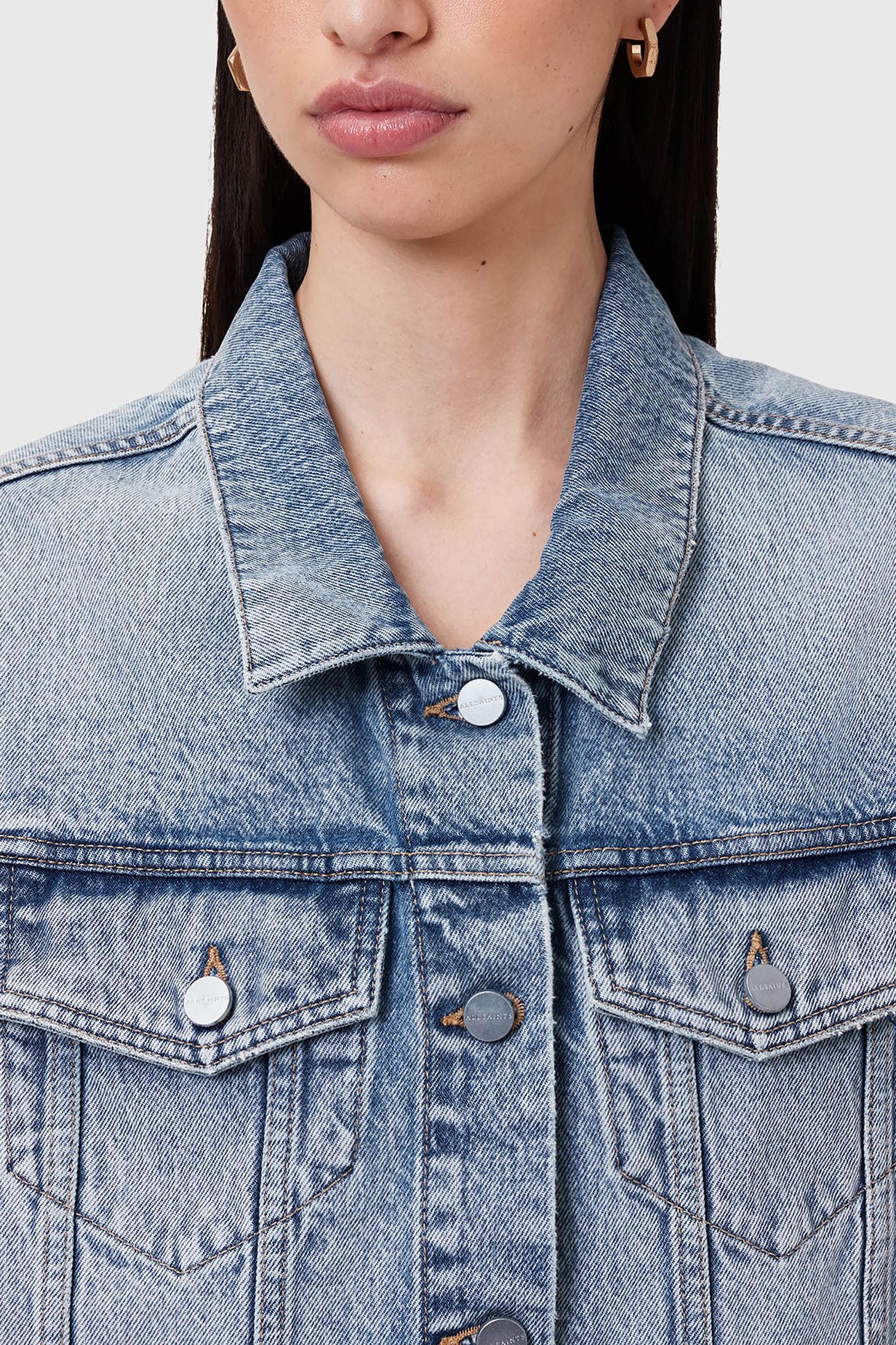 LAURA EMB SL JACKET LIGHT INDIGO 7