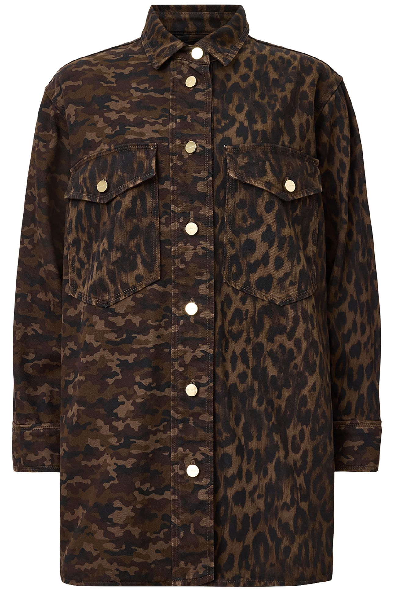 FAYE SHACKET DRESS CAMO BROWN 4