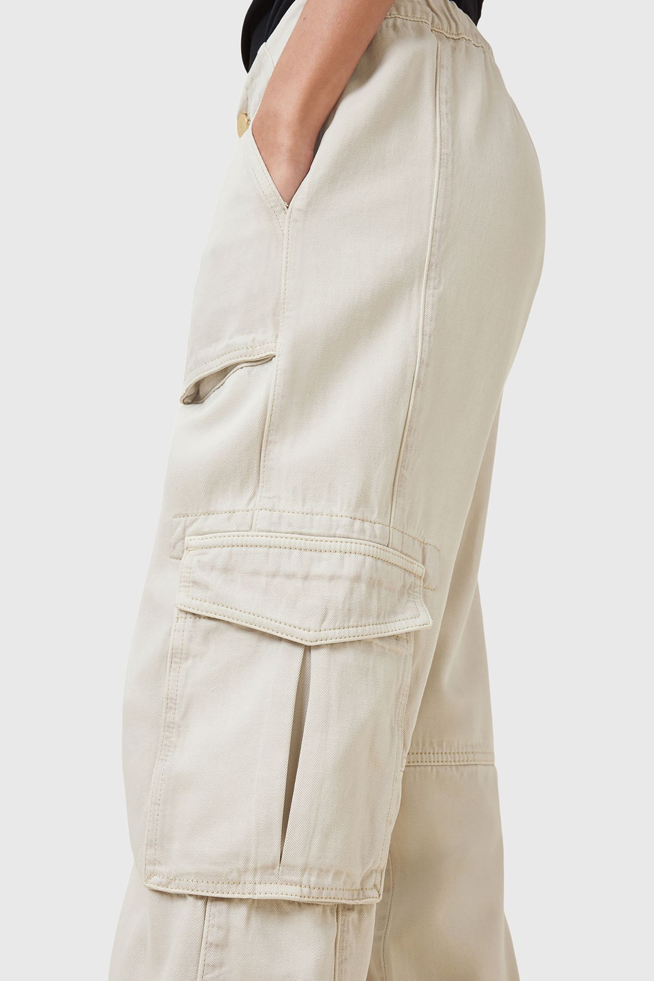 FREDA TENCEL TROUSER ECRU WHITE 7