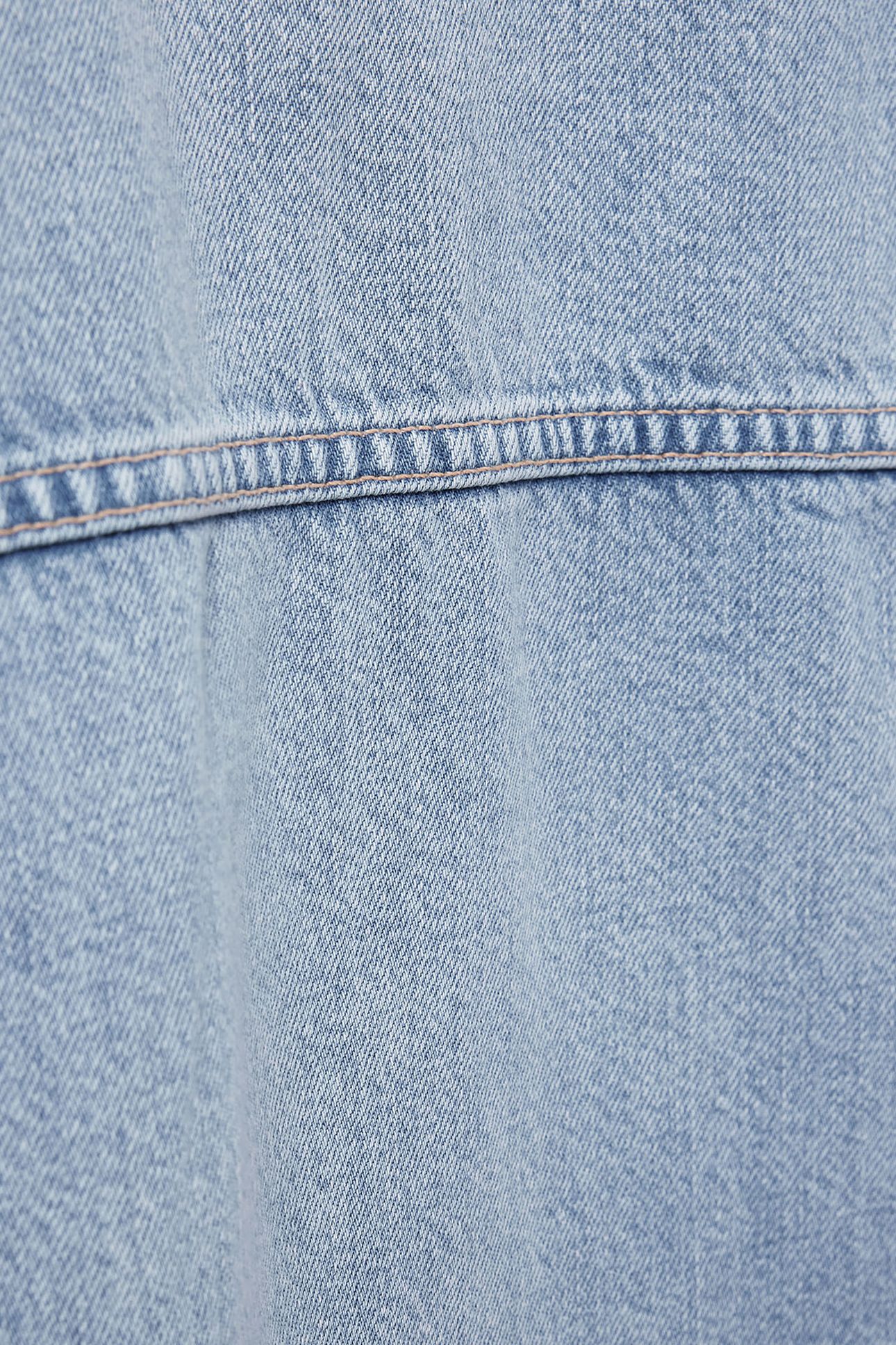 HETTIE DENIM SHACKET LIGHT INDIGO 9
