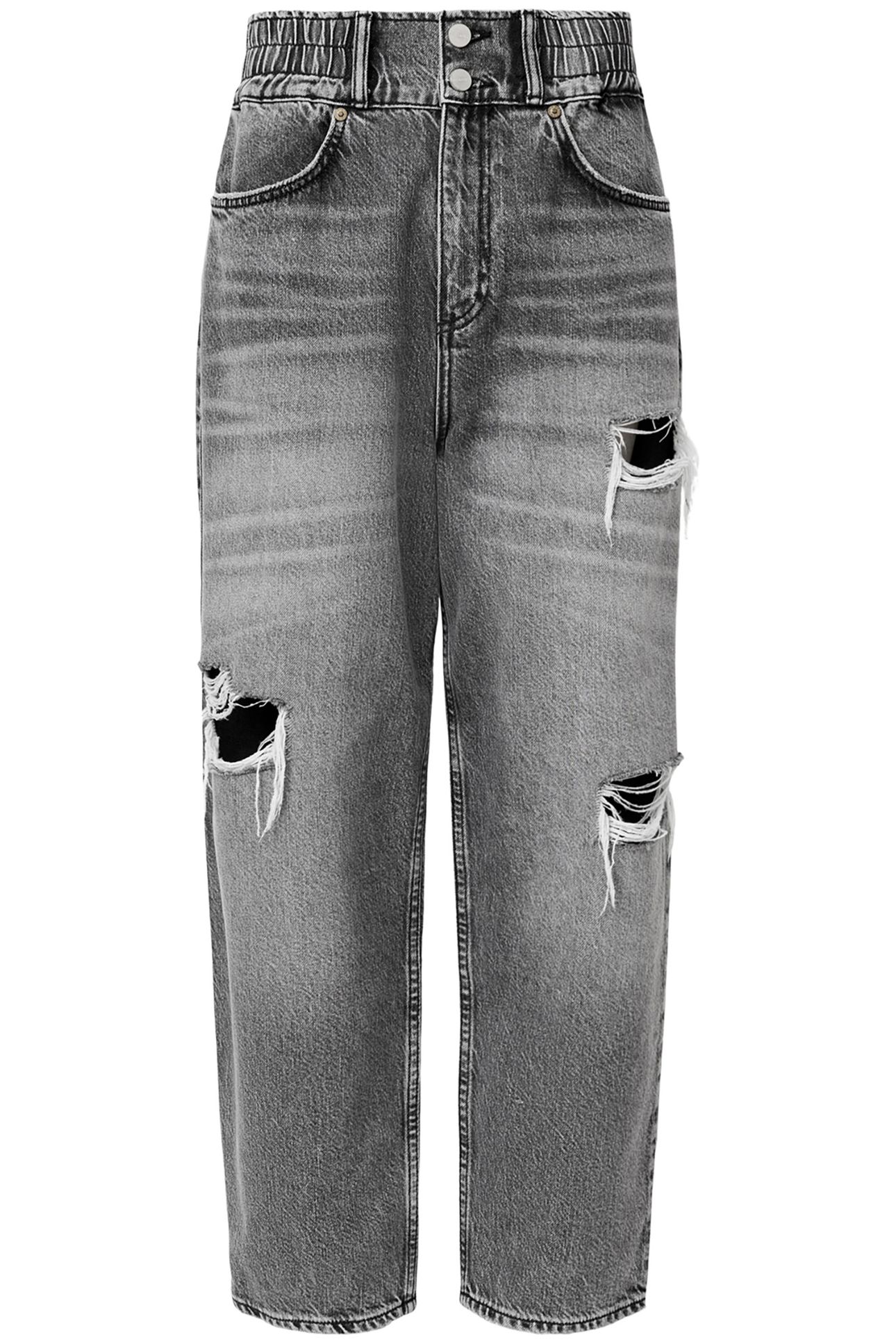 DAISY TAPERED JEAN WASHED GREY 5