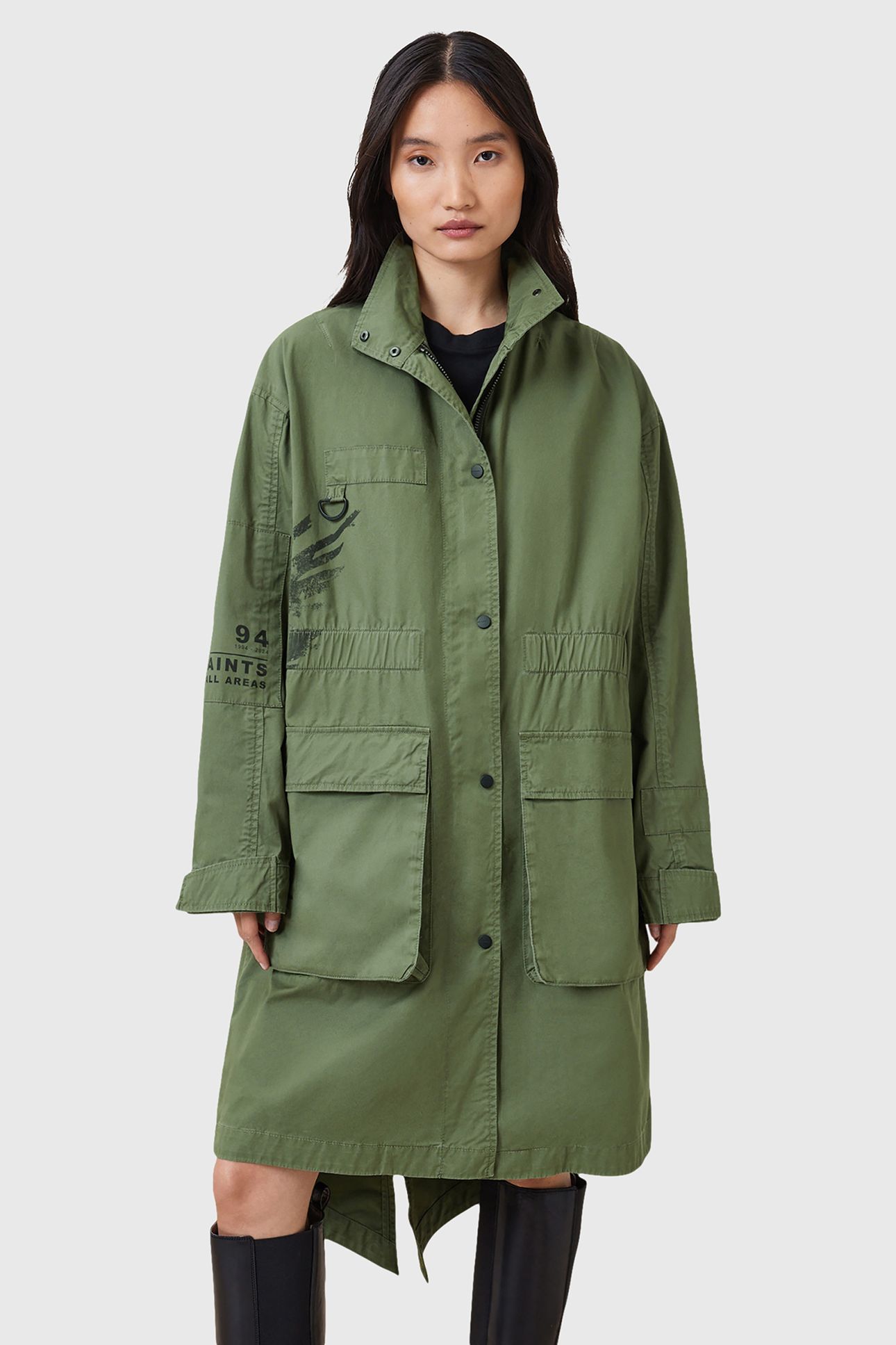 MILLA BIRD PARKA KHAKI GREEN 1