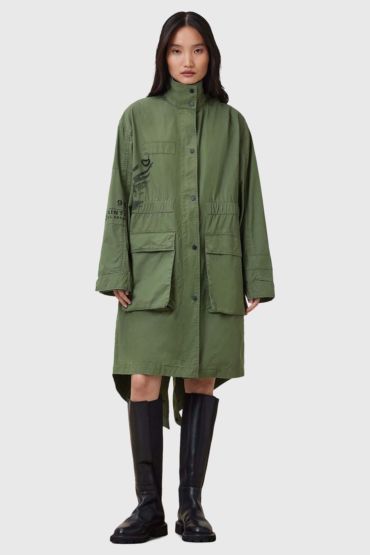 MILLA BIRD PARKA KHAKI GREEN 2