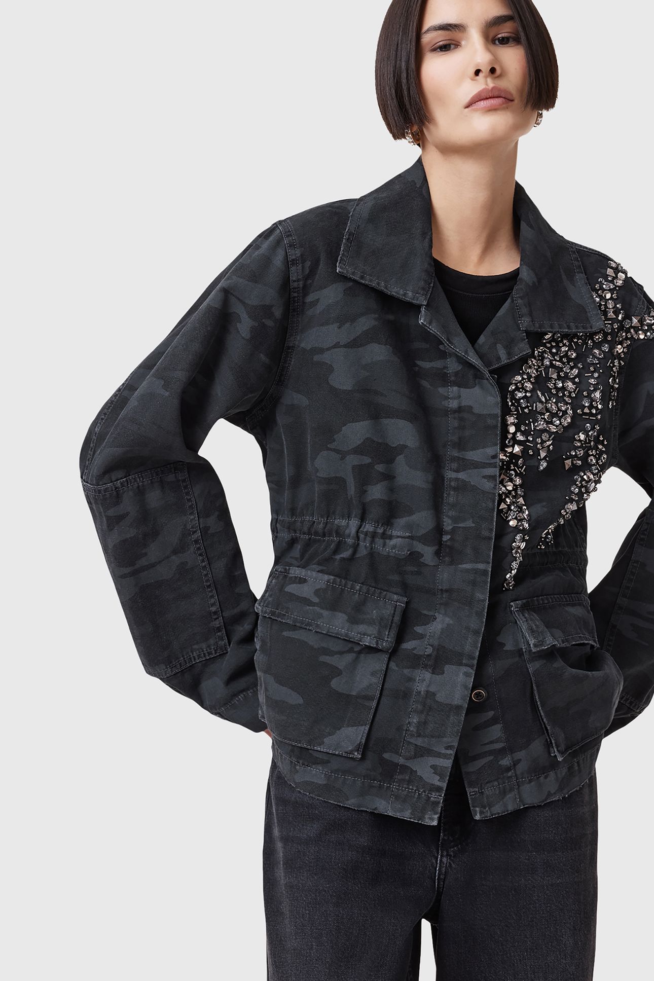 FINCH CAMO JACKET INK BLUE 6