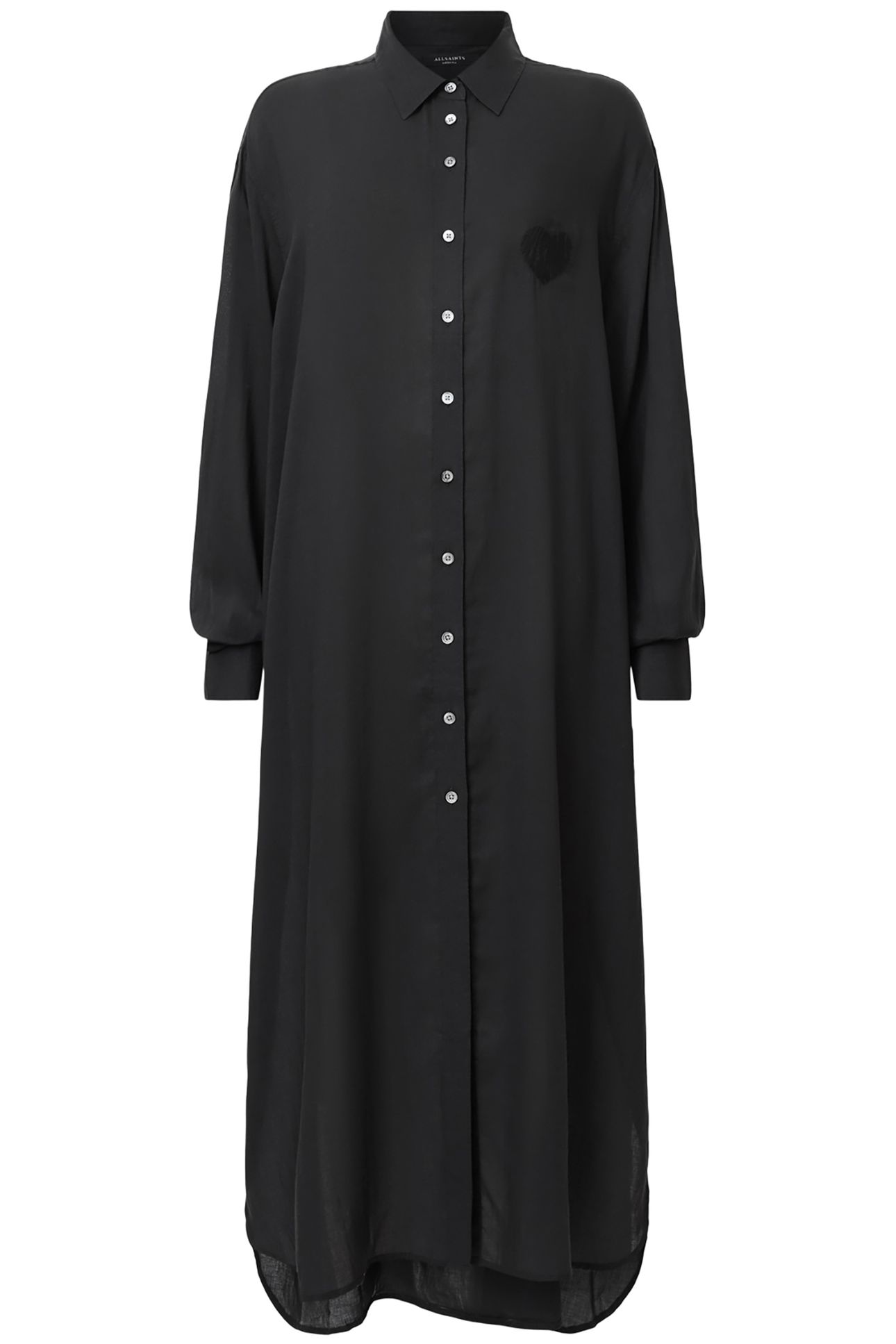 EZRA SHIRT DRESS BLACK 3