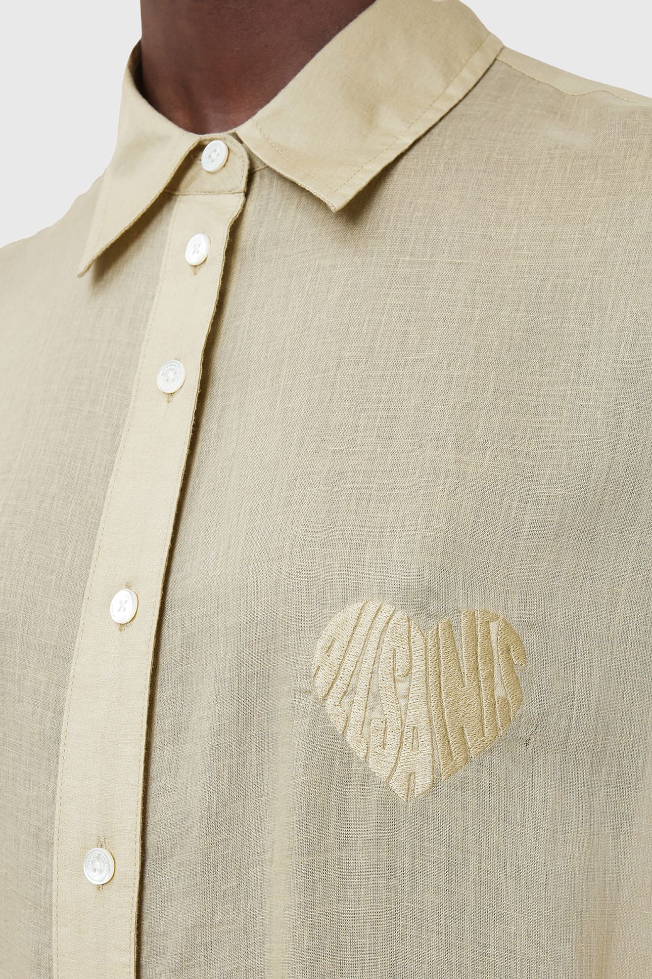 EZRA SHIRT DRESS OLIVE YELLOW 9
