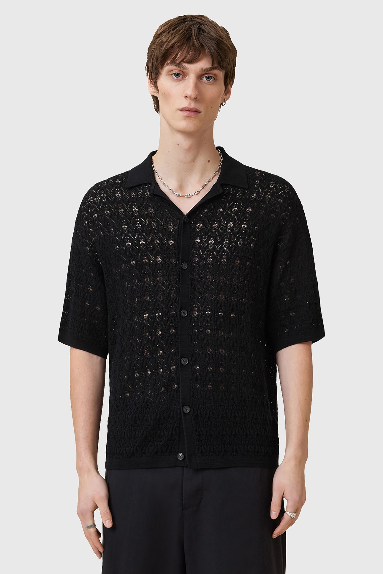 LOIRE SS CARDIGAN BLACK 1