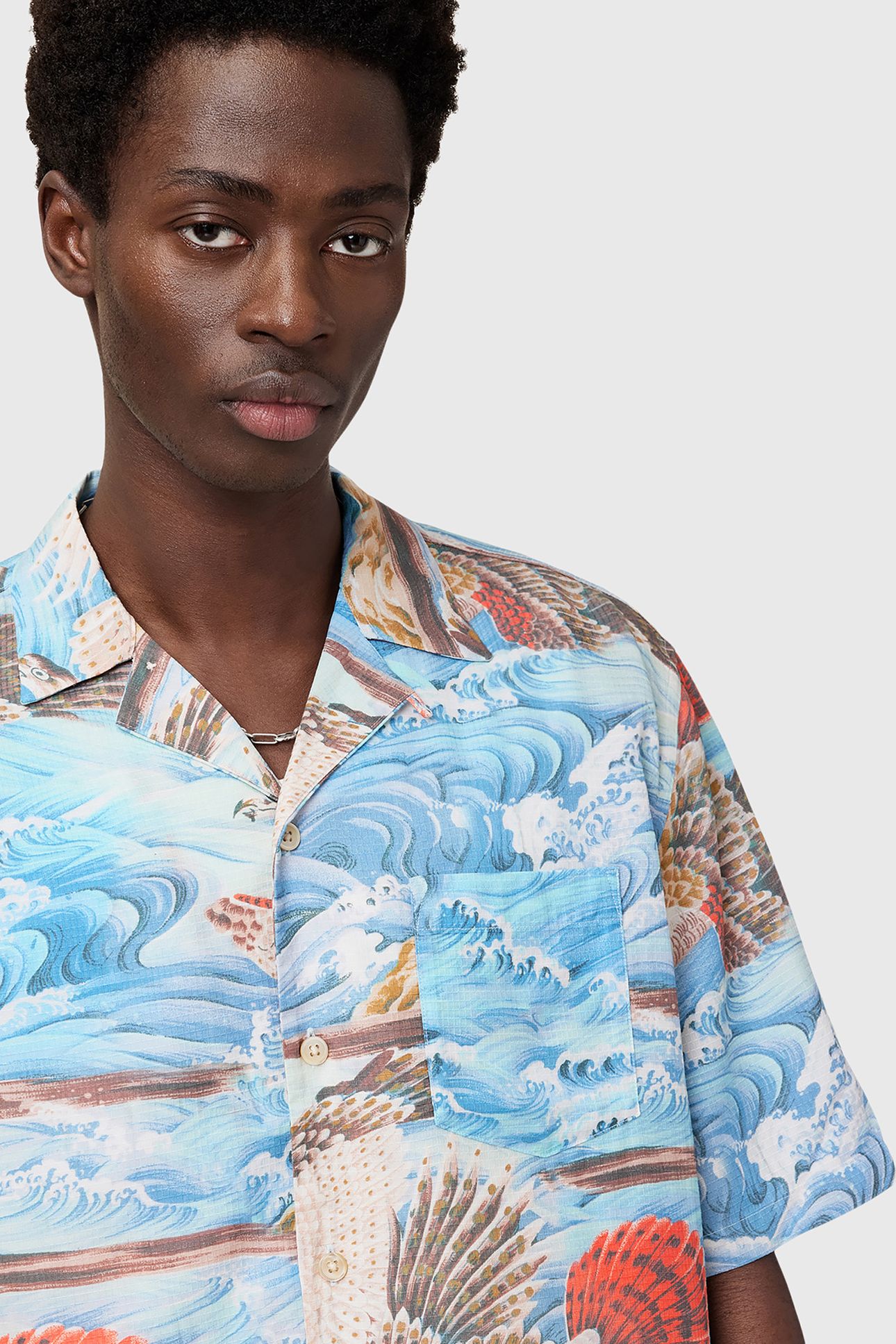 CORSICAN SS SHIRT WILLOW BLUE 7