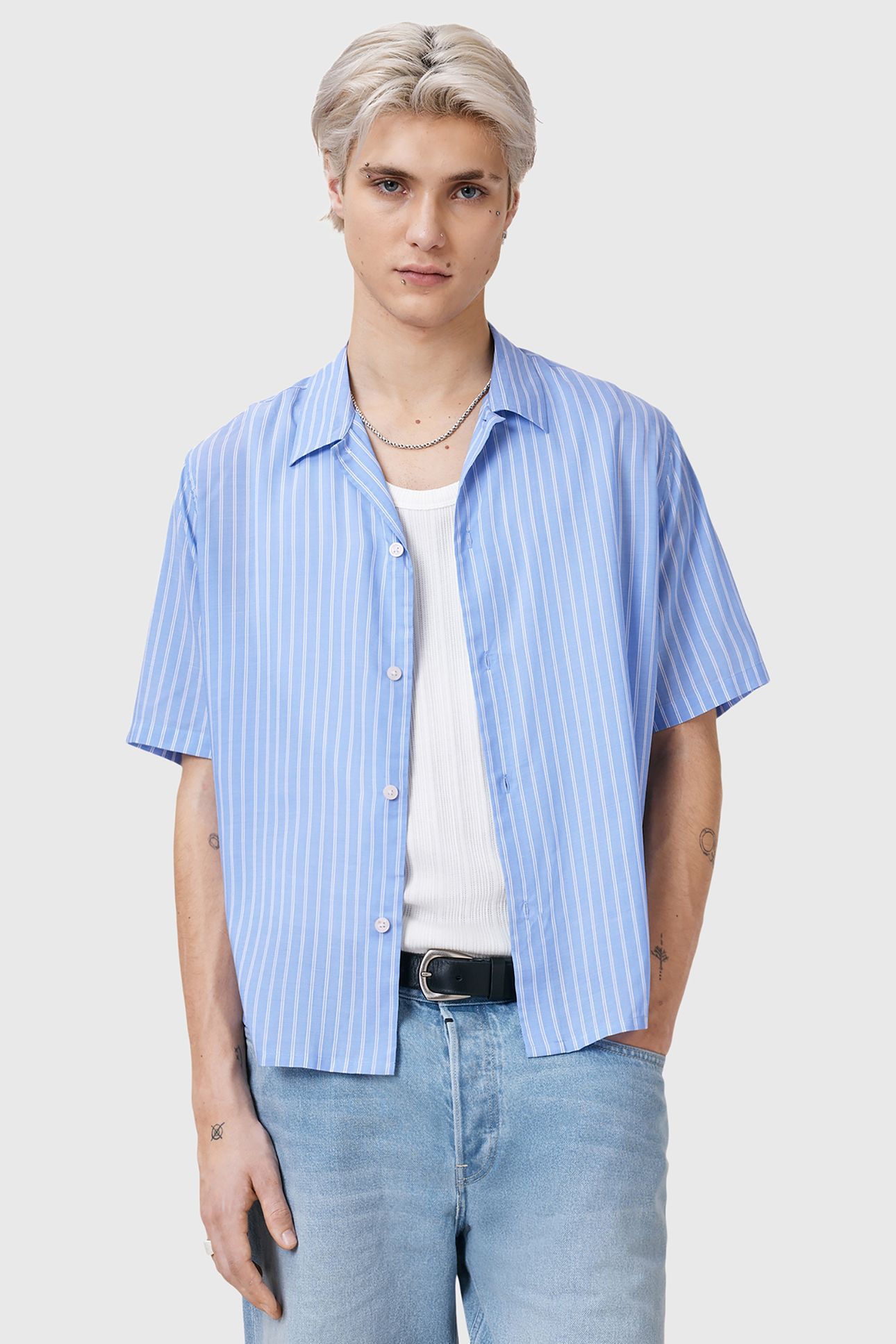 ARRAN SS SHIRT AREO BLUE 6