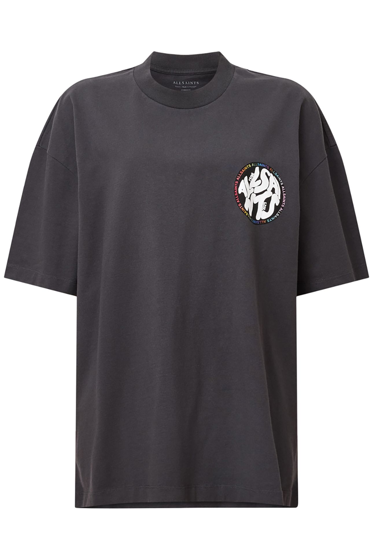 PRIDE DISTORTION TEE WASHED BLACK 4