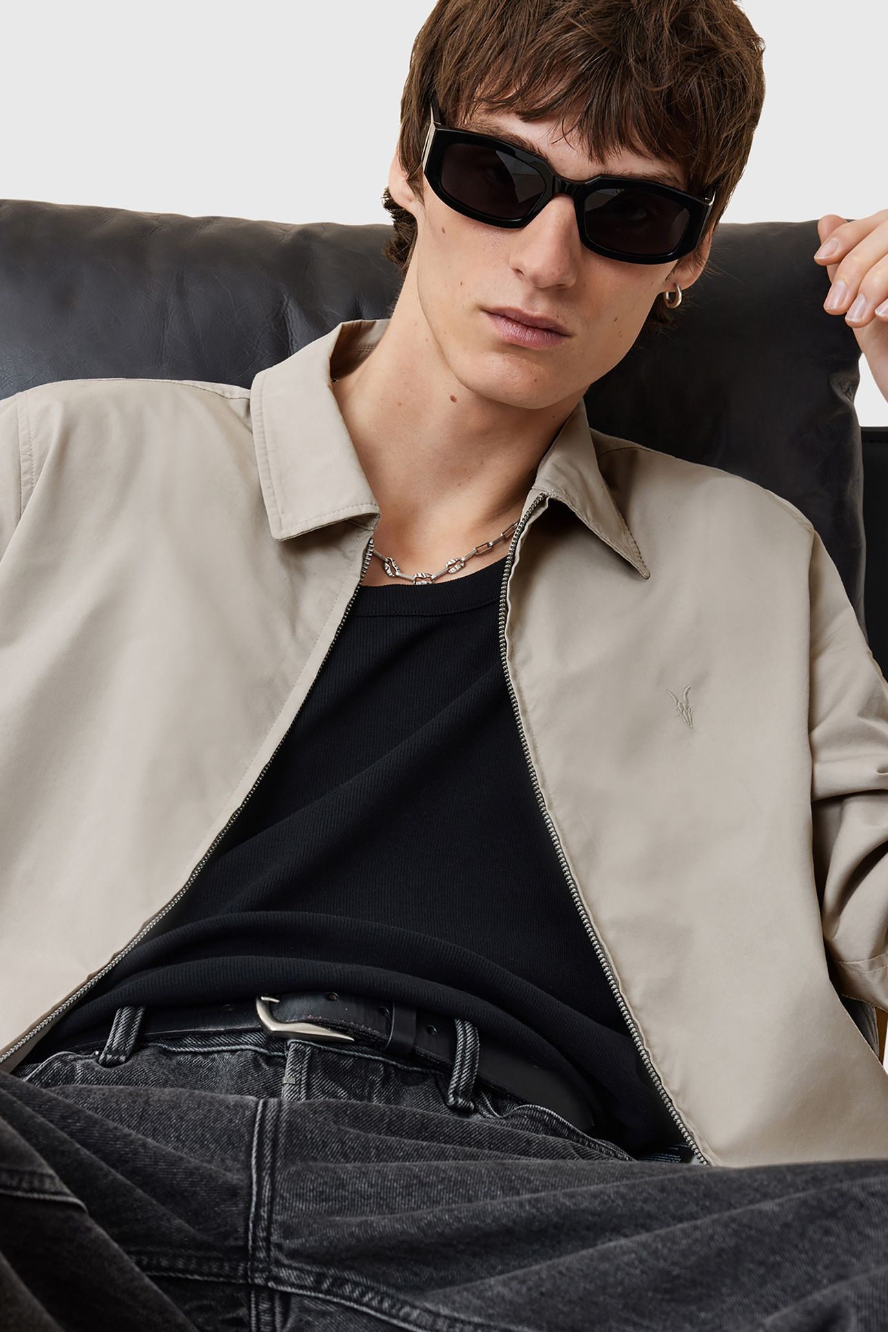 TREY JACKET FEATHER TAUPE 8