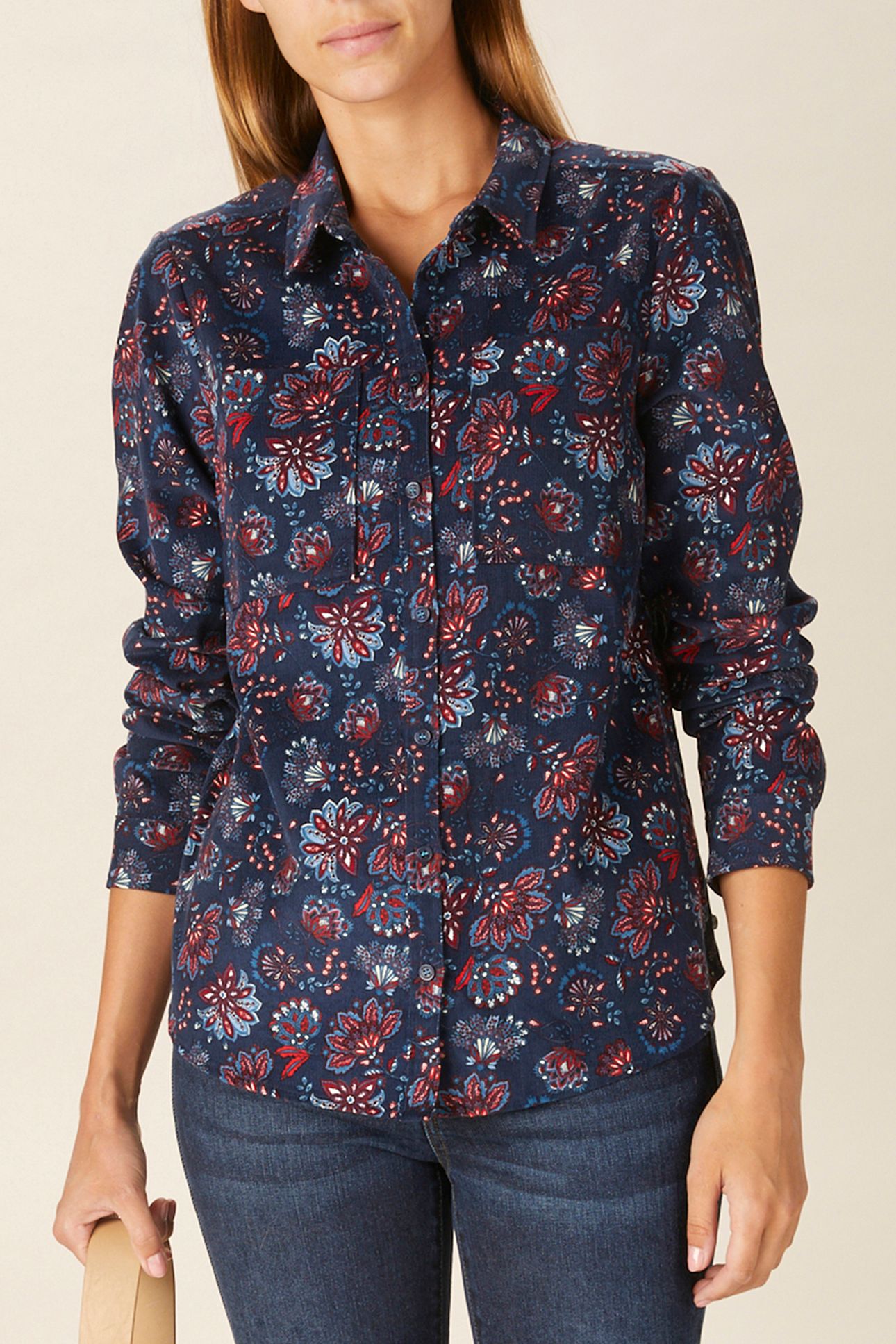 SHIRT WITH CHEST POCKETS IN BLUE 1
