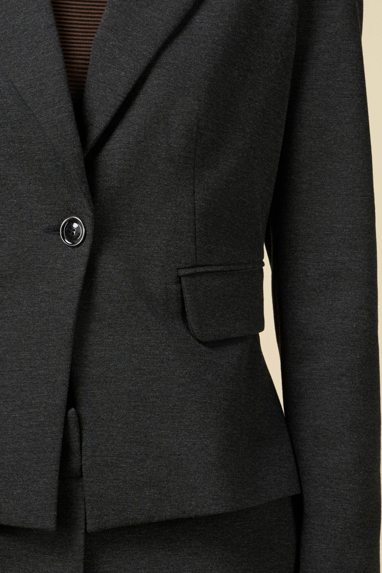 MILANO KNIT FABRIC BLAZER GREY 4