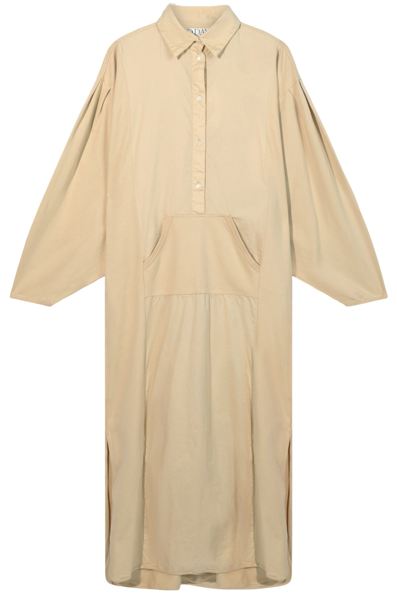THE BILLIE DRESS POPLIN LIGHT LATTE 3