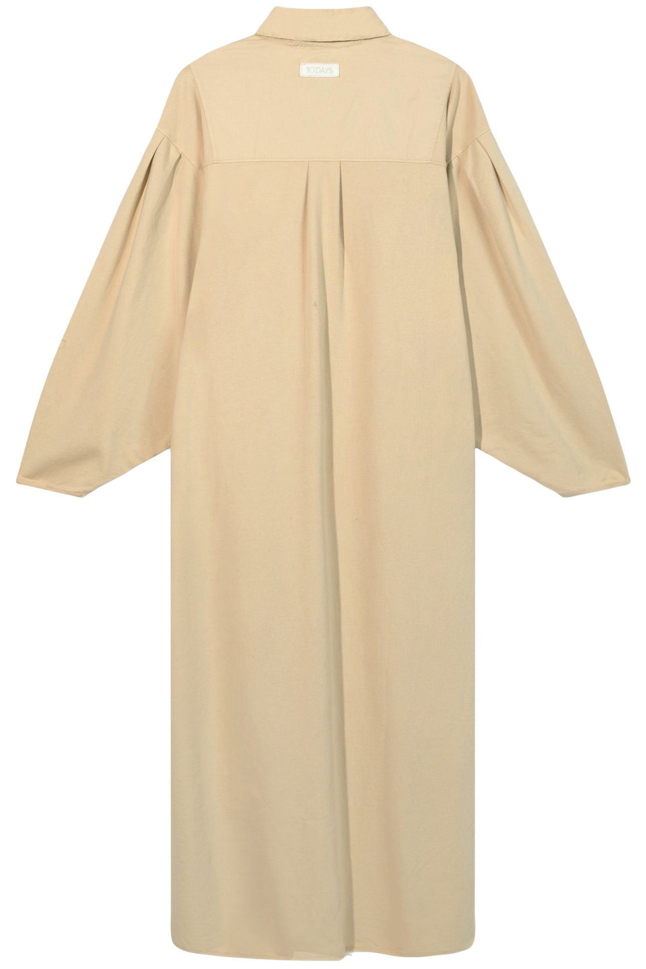 THE BILLIE DRESS POPLIN LIGHT LATTE 4