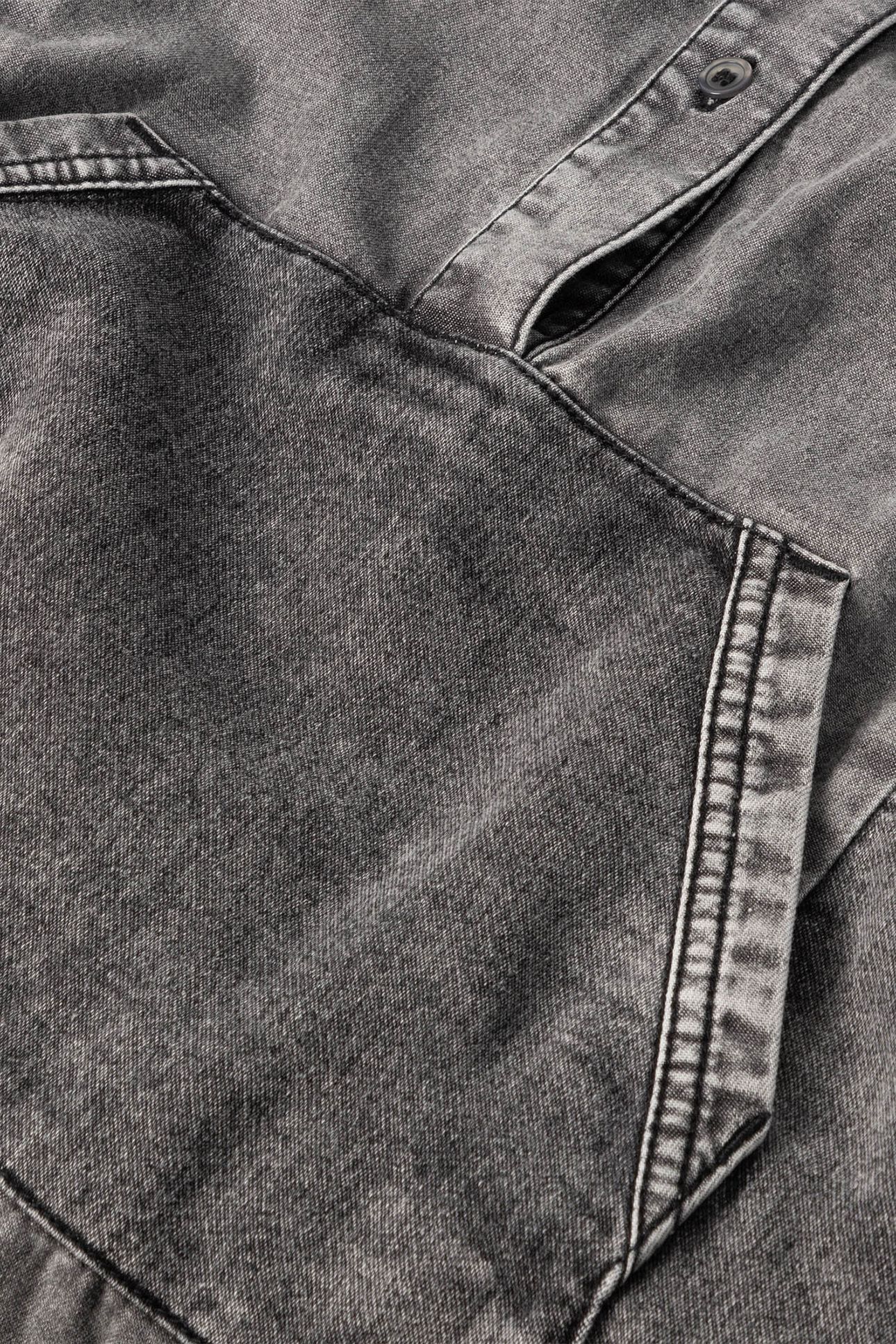 THE BILLIE DRESS JOG DENIM BLACK 8