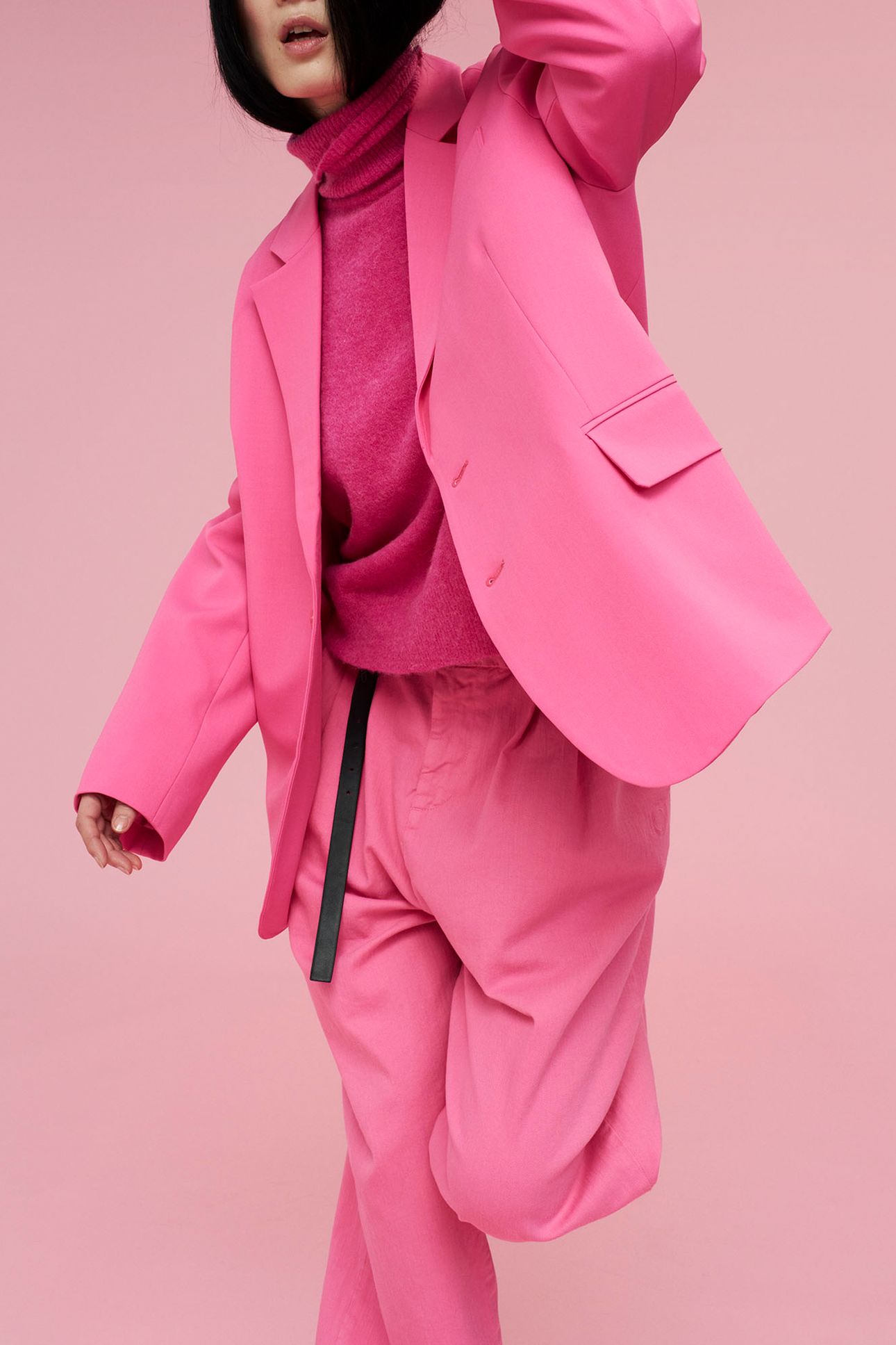 THE POWER BLAZER BRIGHT PINK 9