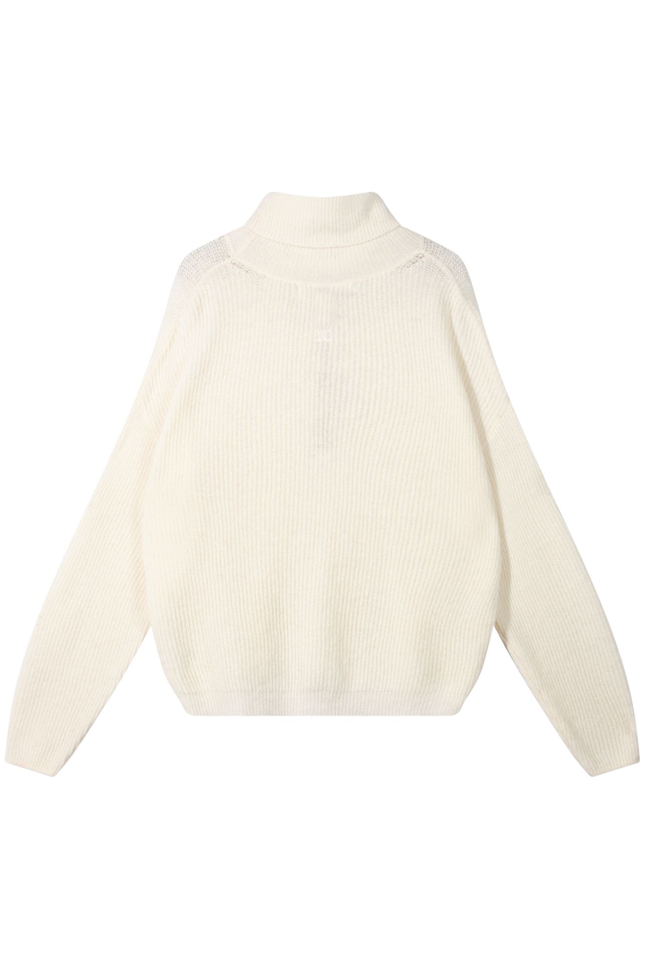 COLL SWEATER SOFT KNIT ECRU 5