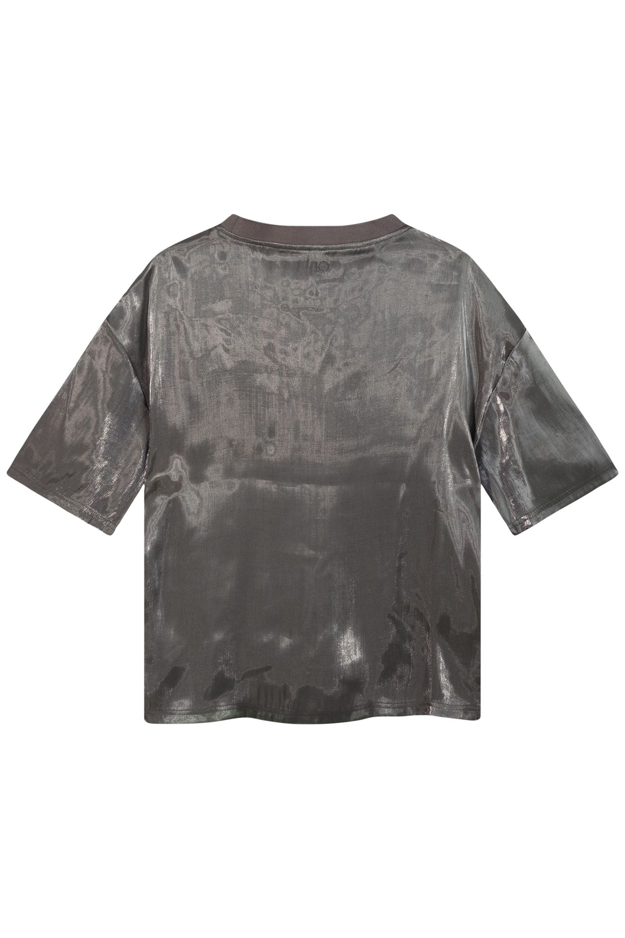 SHINY BLOUSE TEE SILVER 5