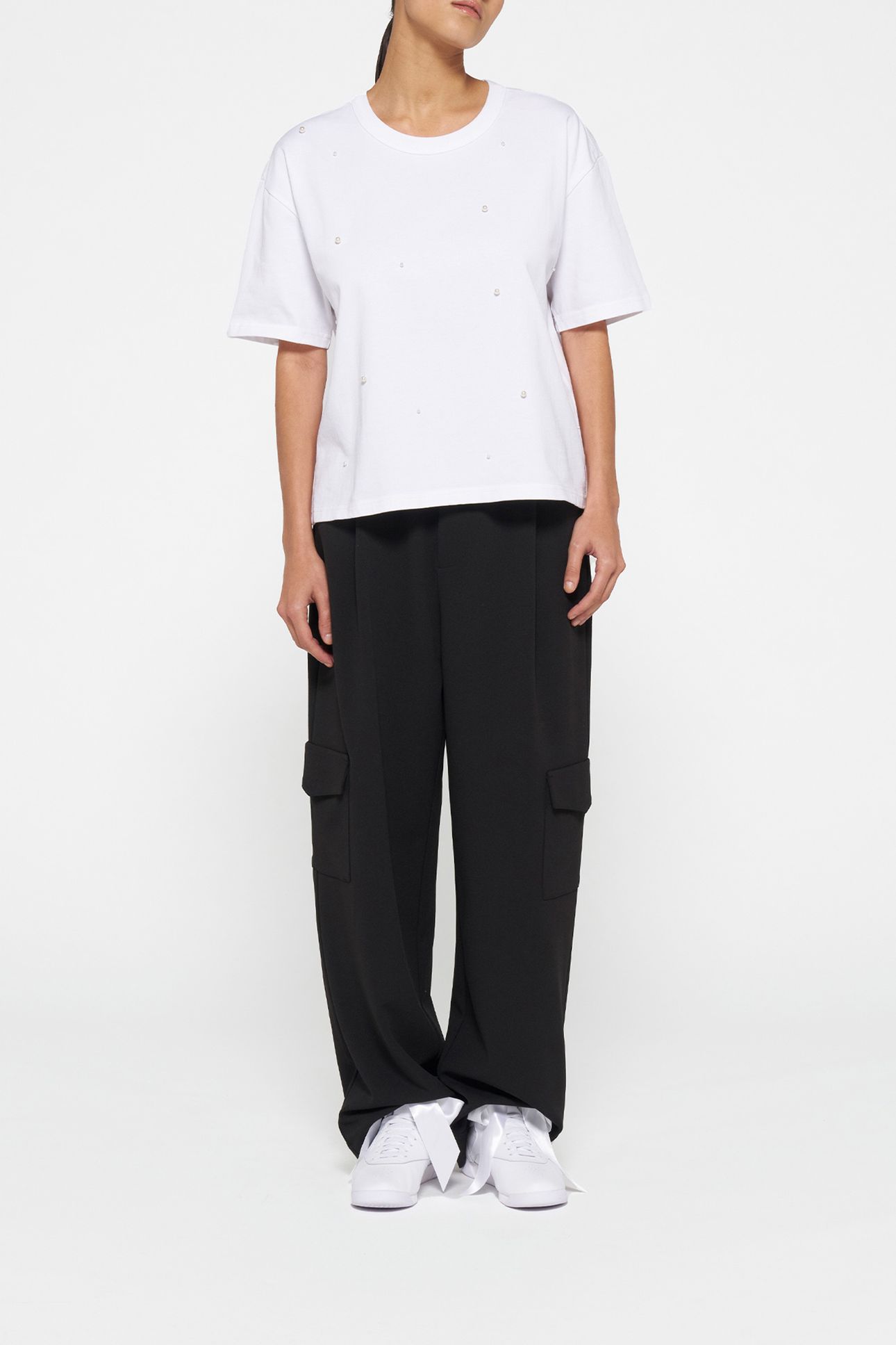 TEE PEARLS WHITE 2