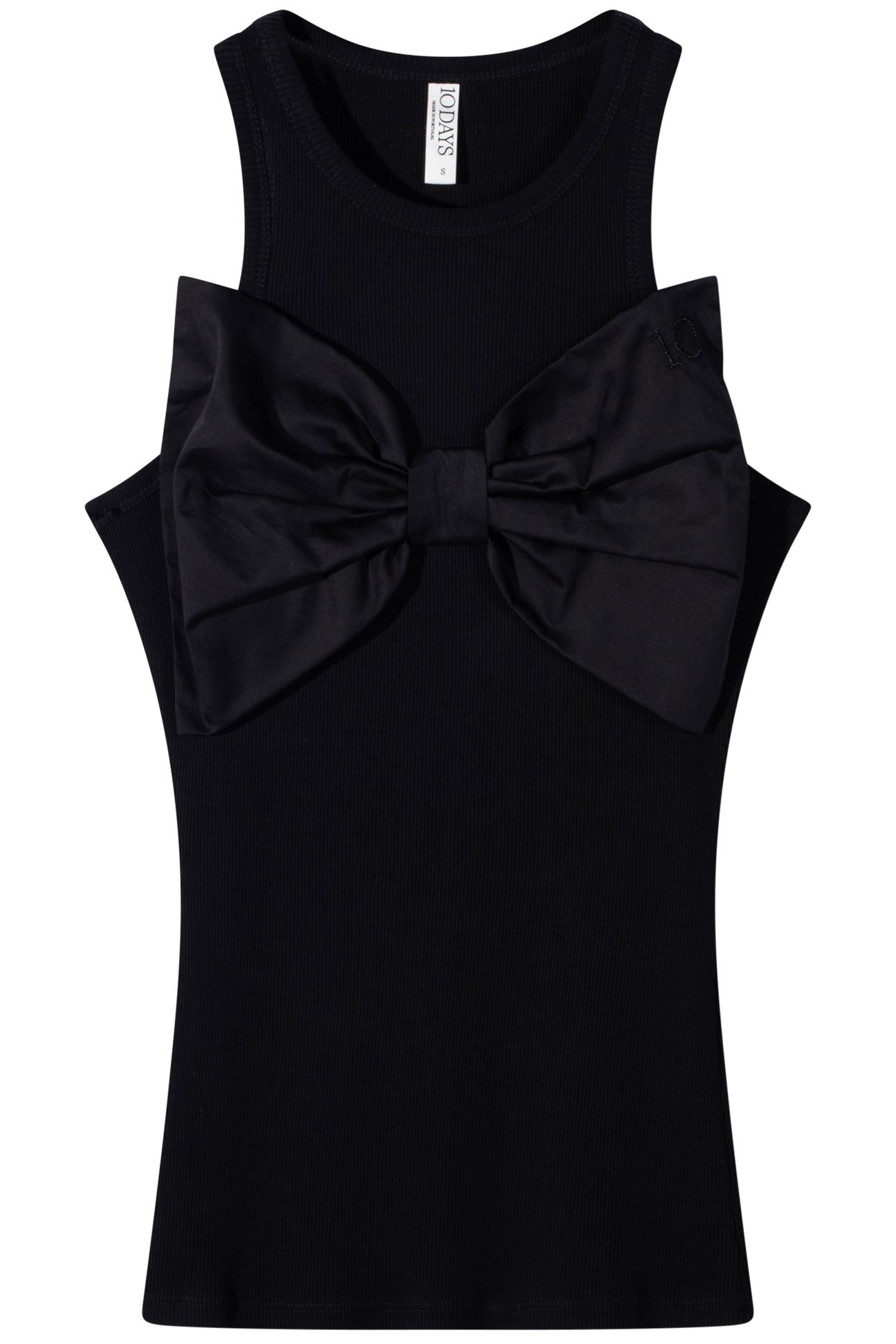 TANK TOP BOW BLACK 4