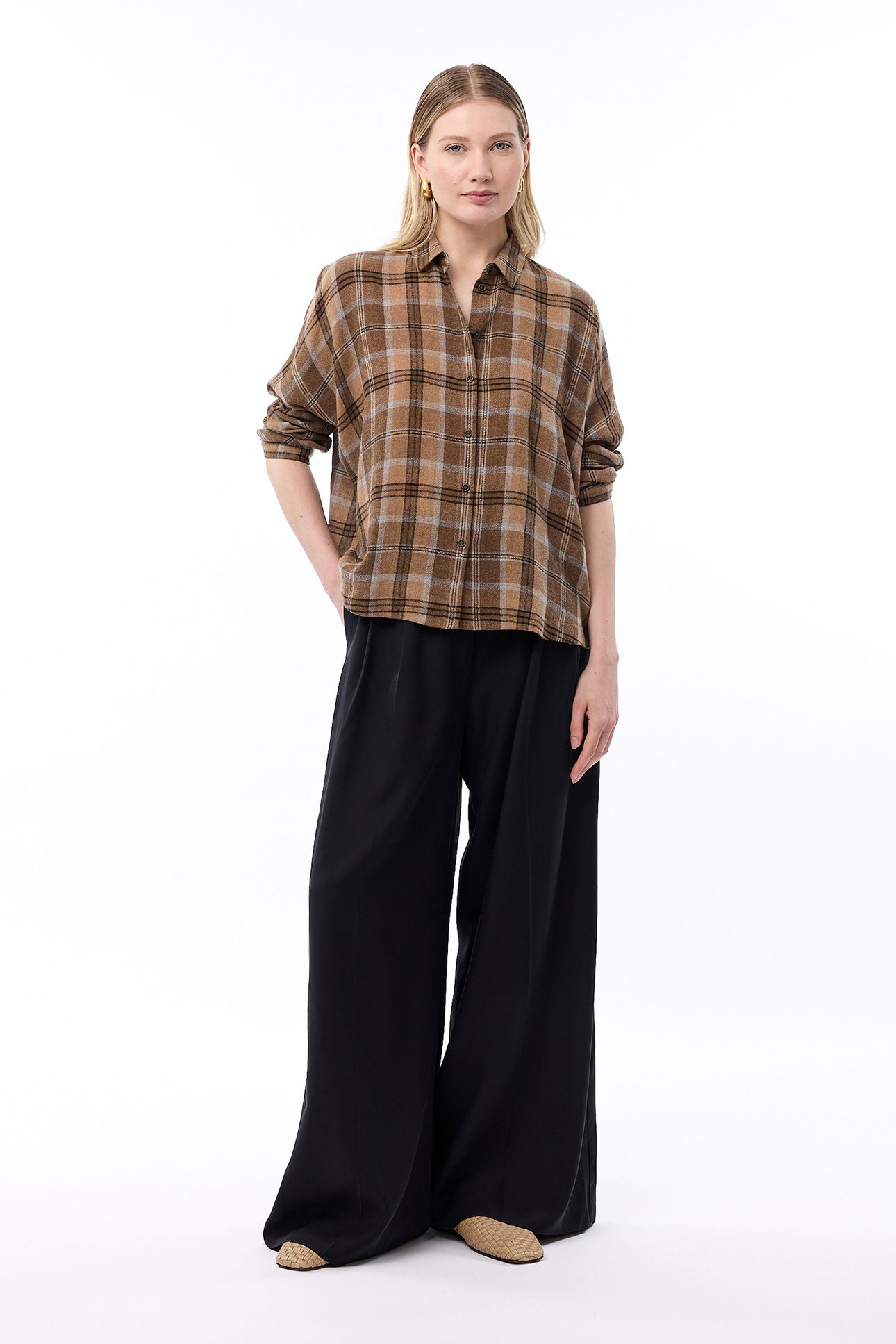DAISY BLOUSE BROWN 3