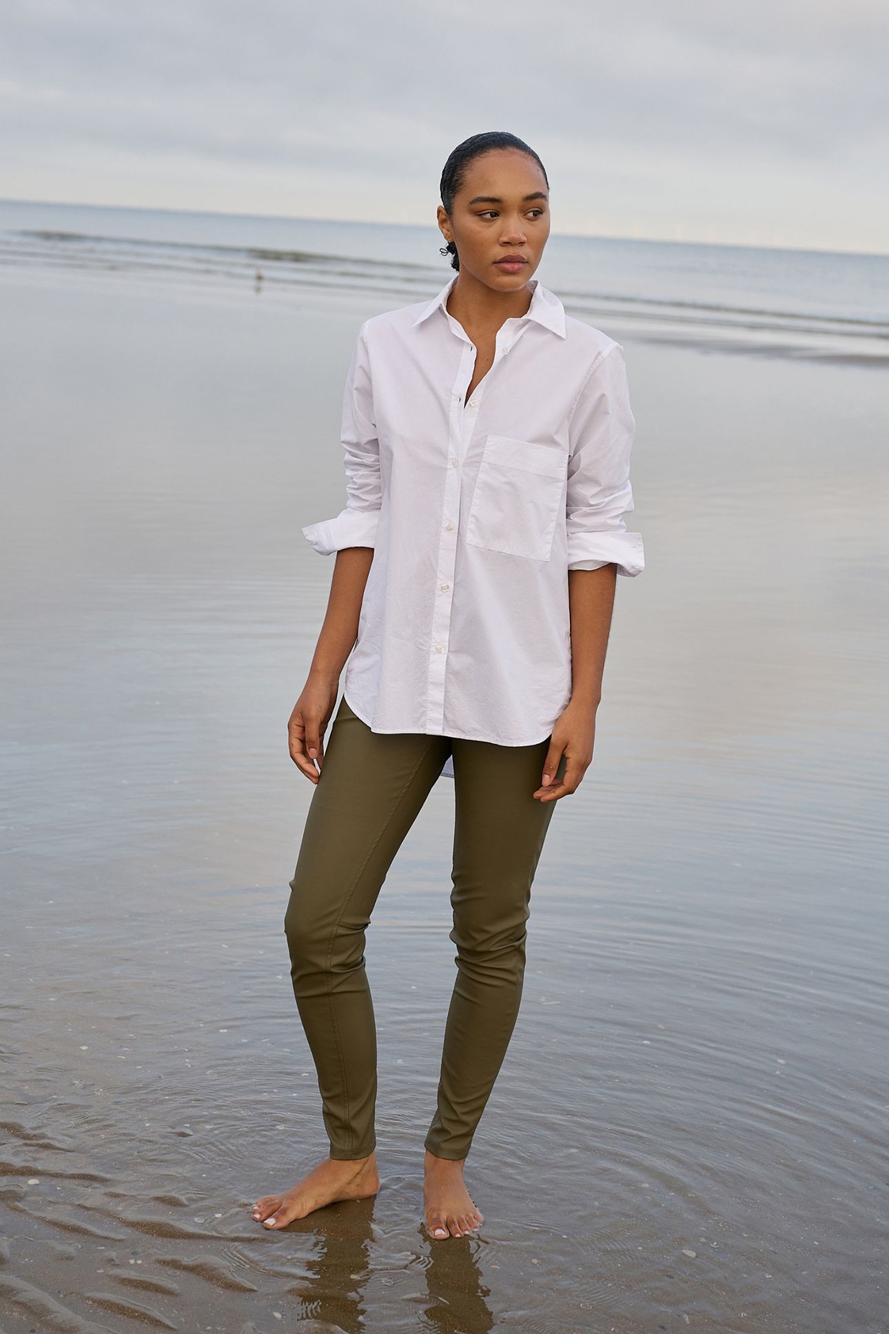 AMBER PANTS DARK OLIVE 1