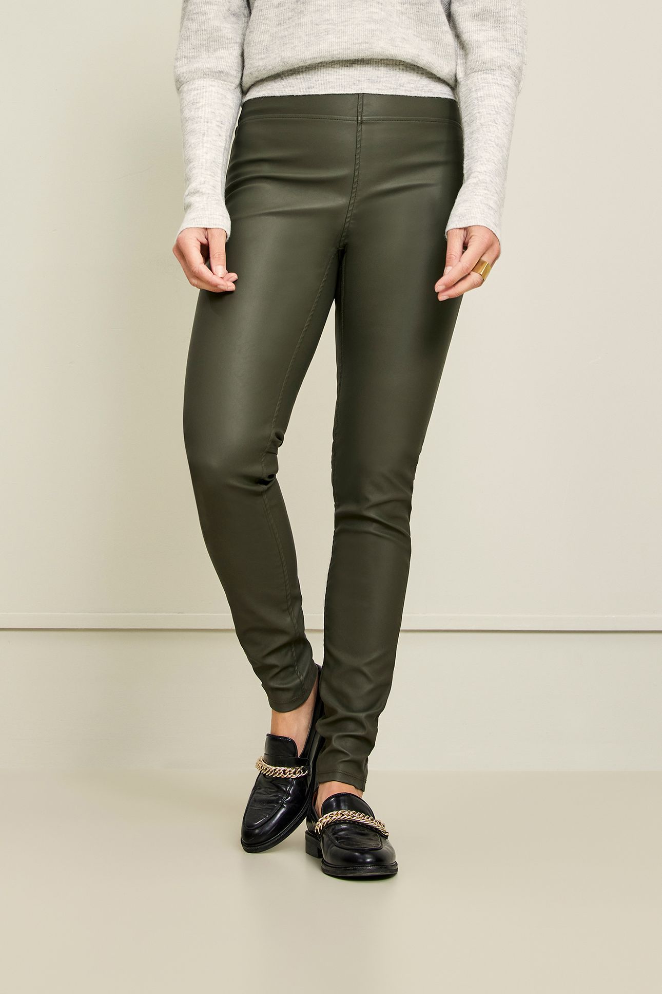 AMBER PANTS DUFFLE GREEN 1