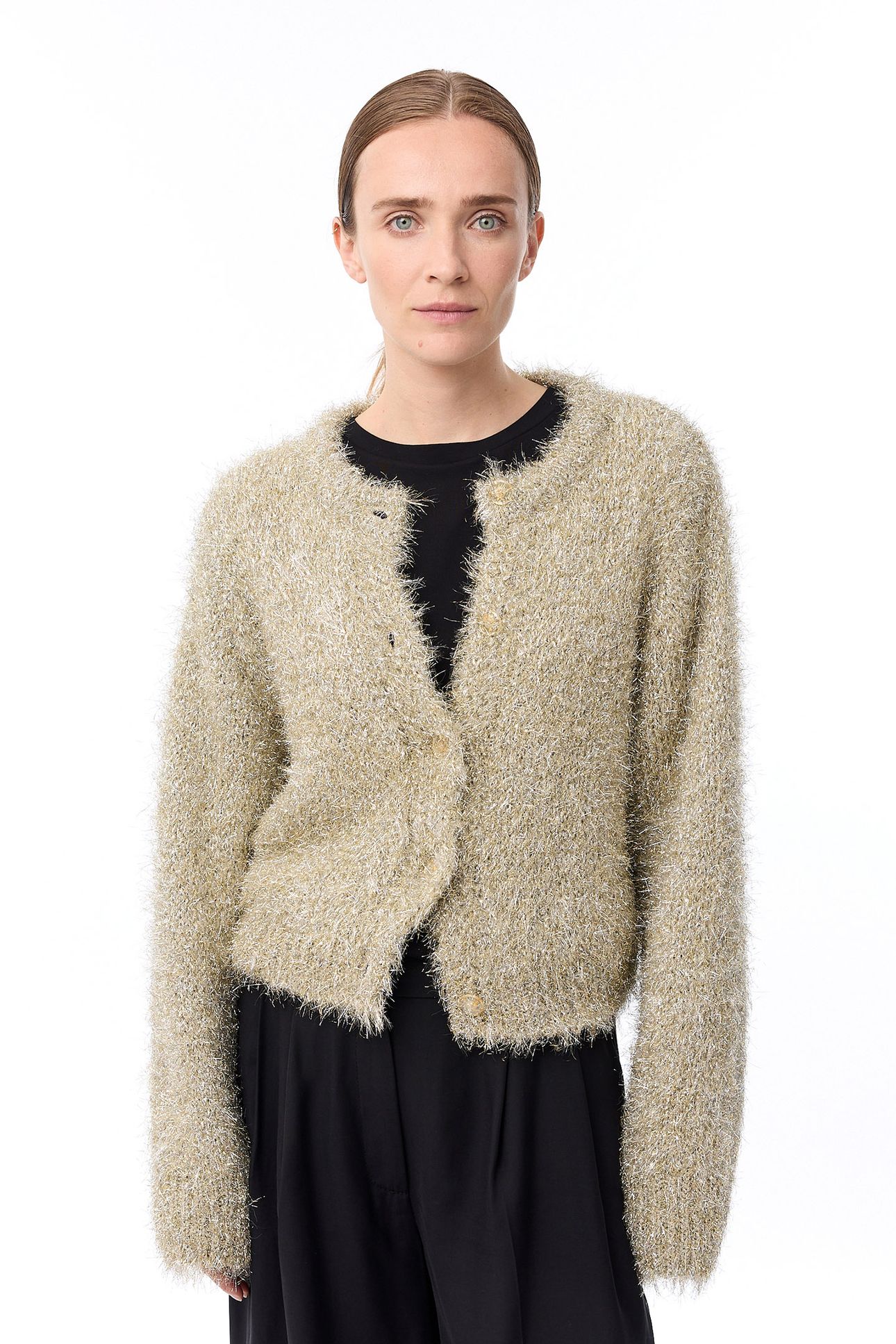 LYNN CARDIGAN GOLD 1